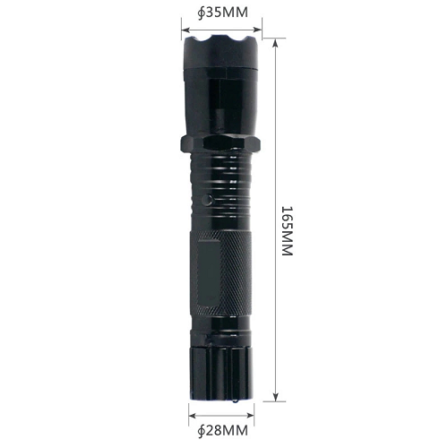 VIPMOK 1101 Stun Gun + LED Flashlight 4 in 1