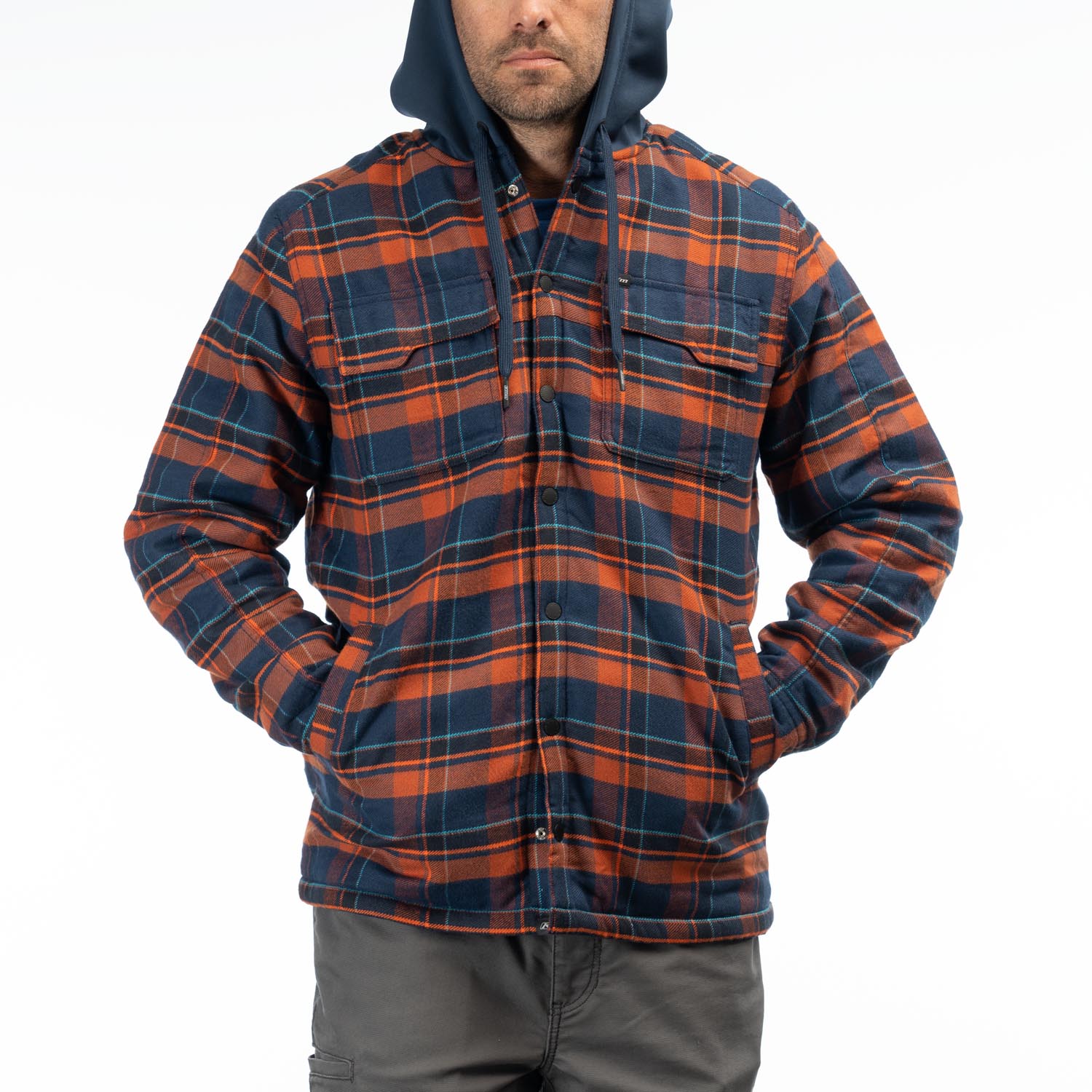 Targhee Fleece Lined Flannel Hoodie