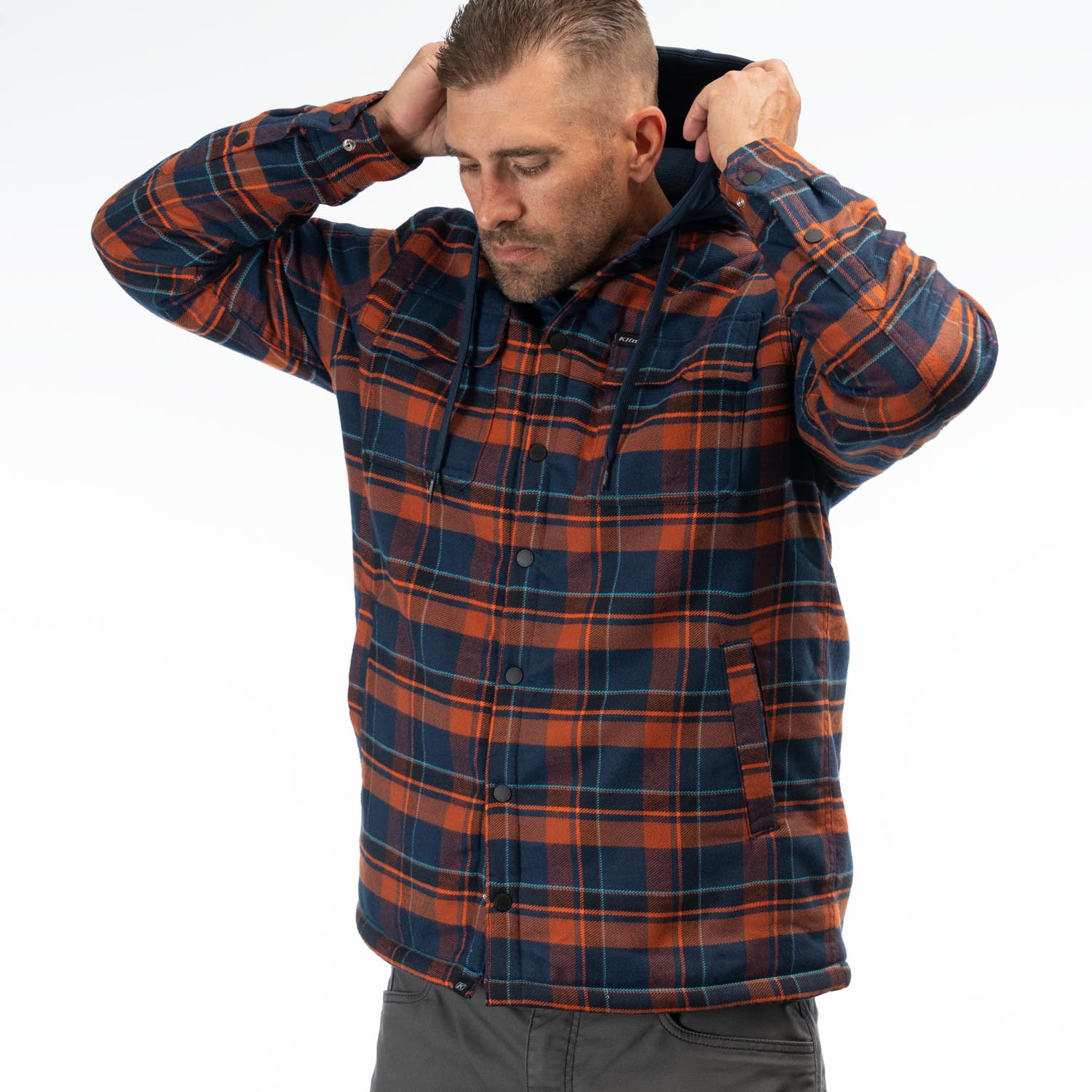 Targhee Fleece Lined Flannel Hoodie