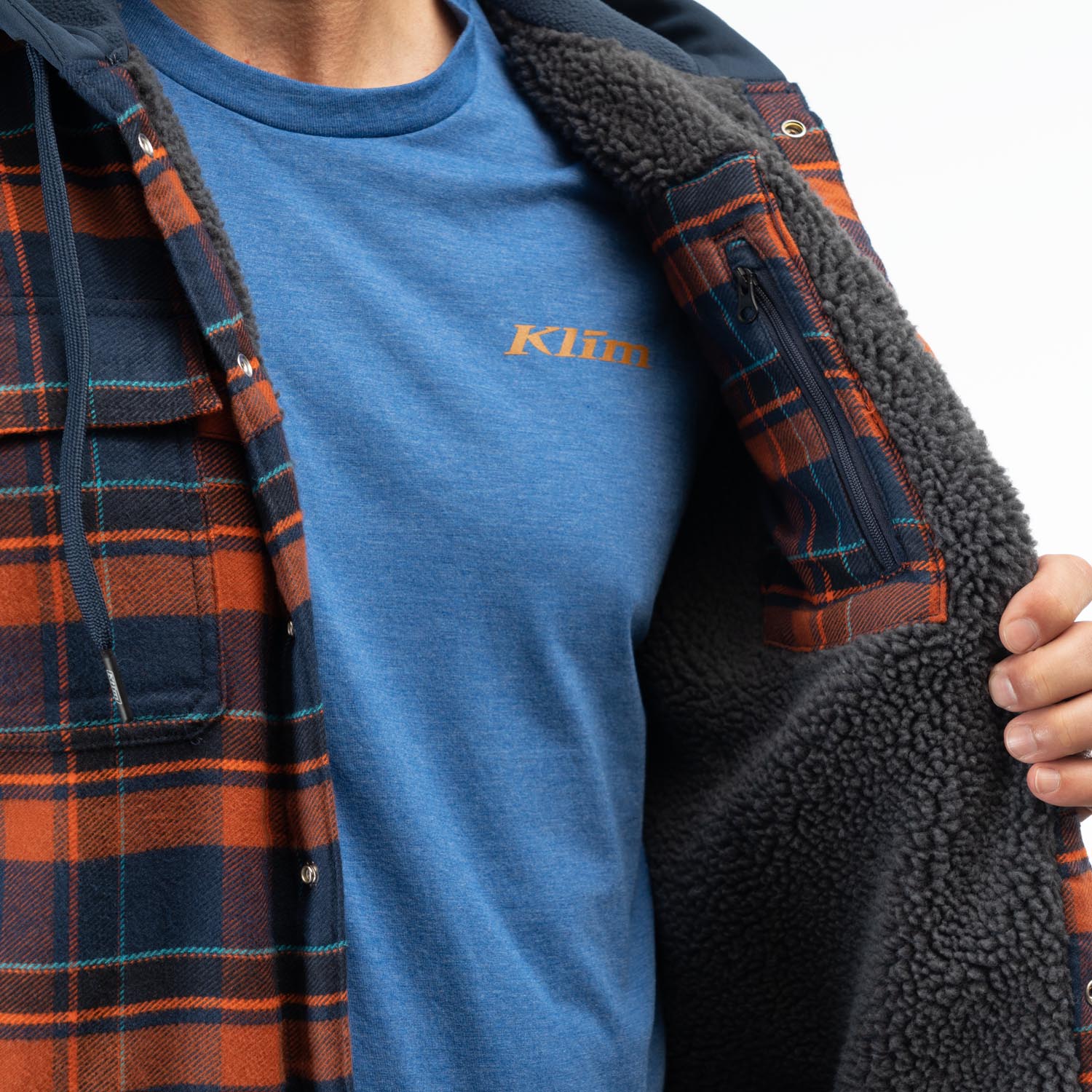 Targhee Fleece Lined Flannel Hoodie