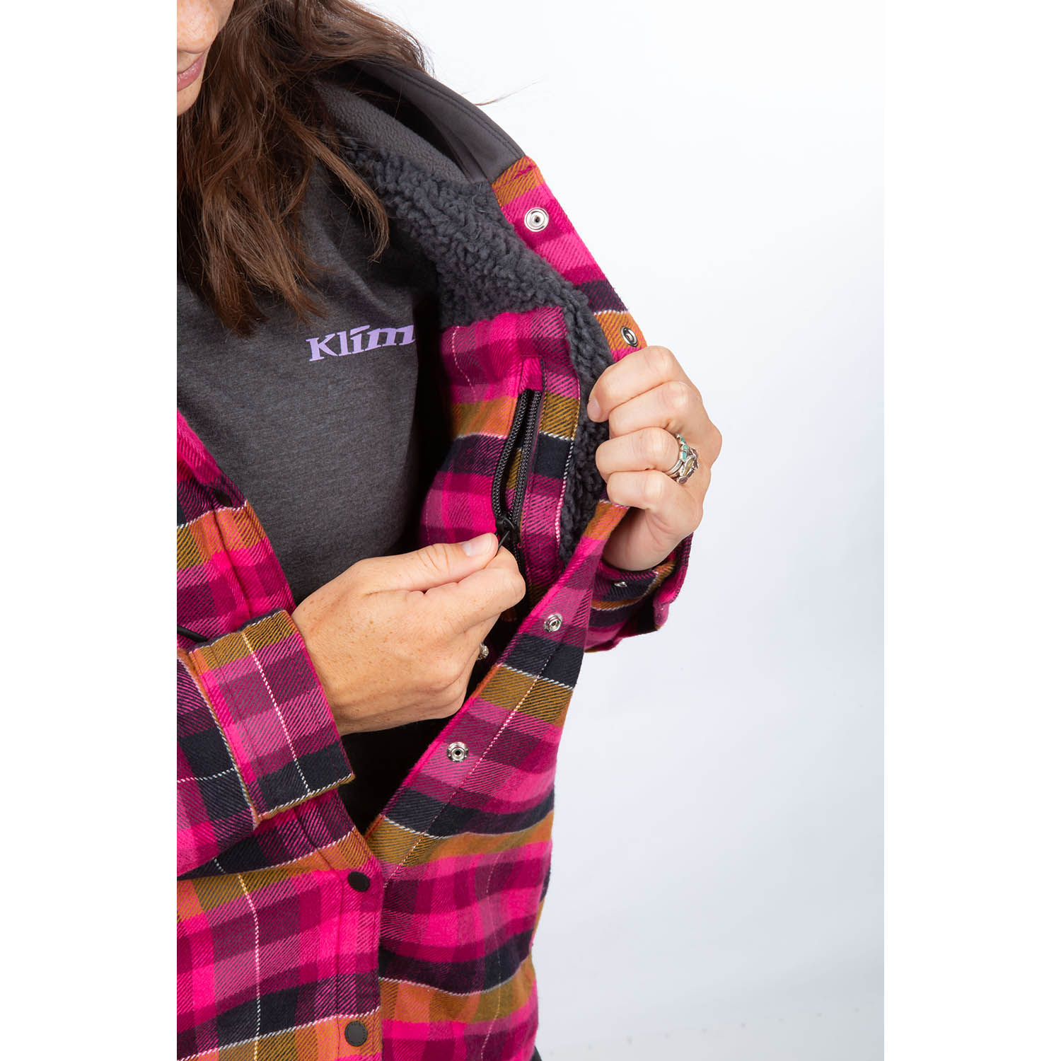 Big Sky Fleece Lined Flannel Hoodie