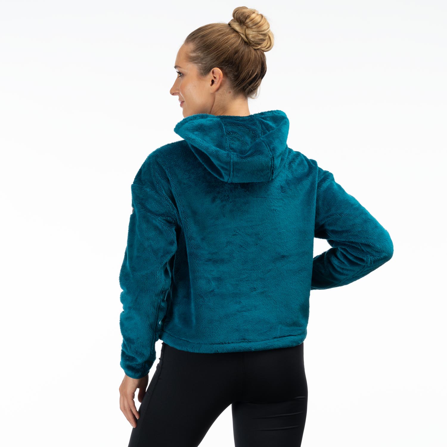 Cascade 1/4 Zip Crop Hoodie