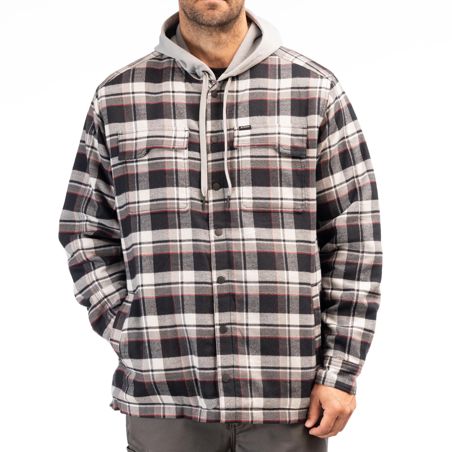 Targhee Fleece Lined Flannel Hoodie
