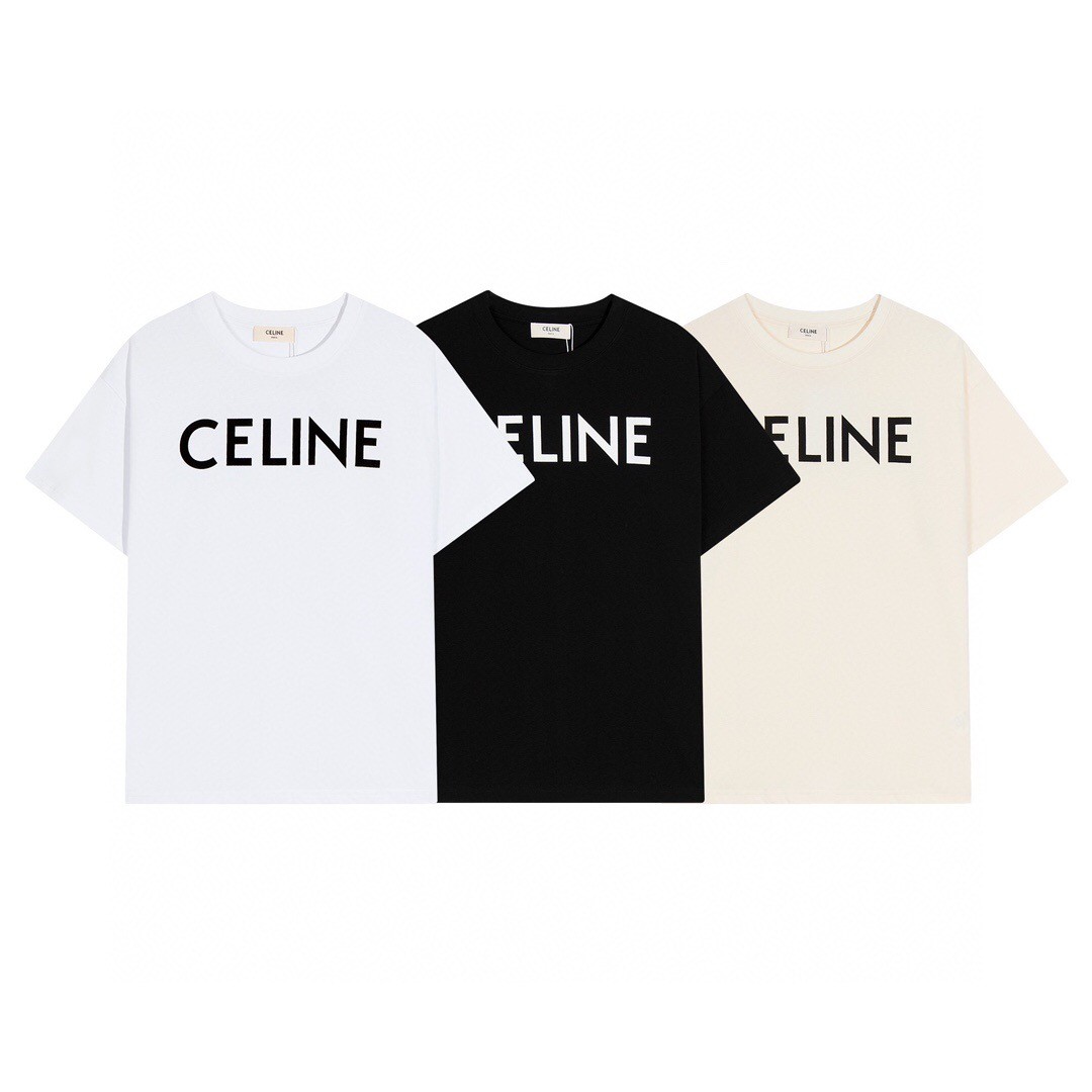 Celine Logo Tshirts