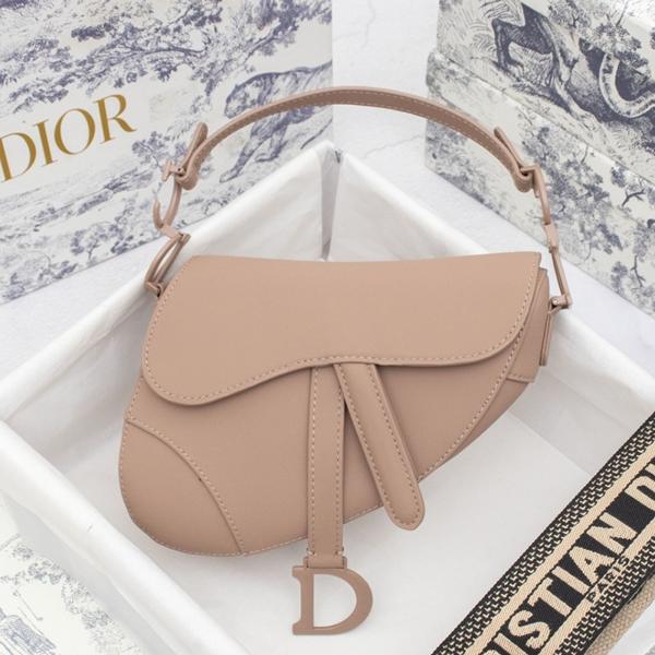 Dior SADDLE Bag Pink Ultramatte Calfskin