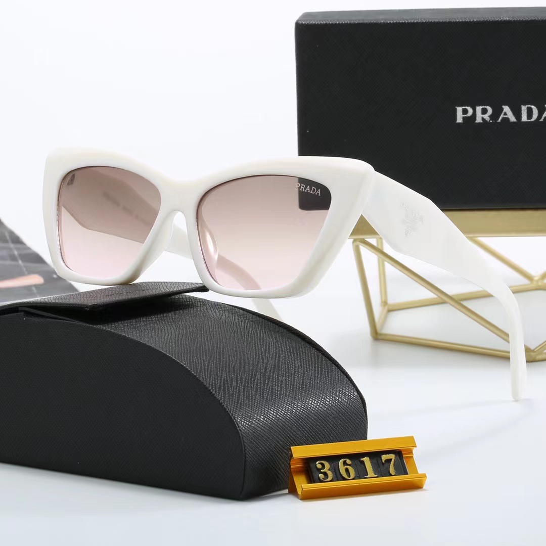 Prada Multi-Color Logo Sunglasses Eyewear - Gorchic