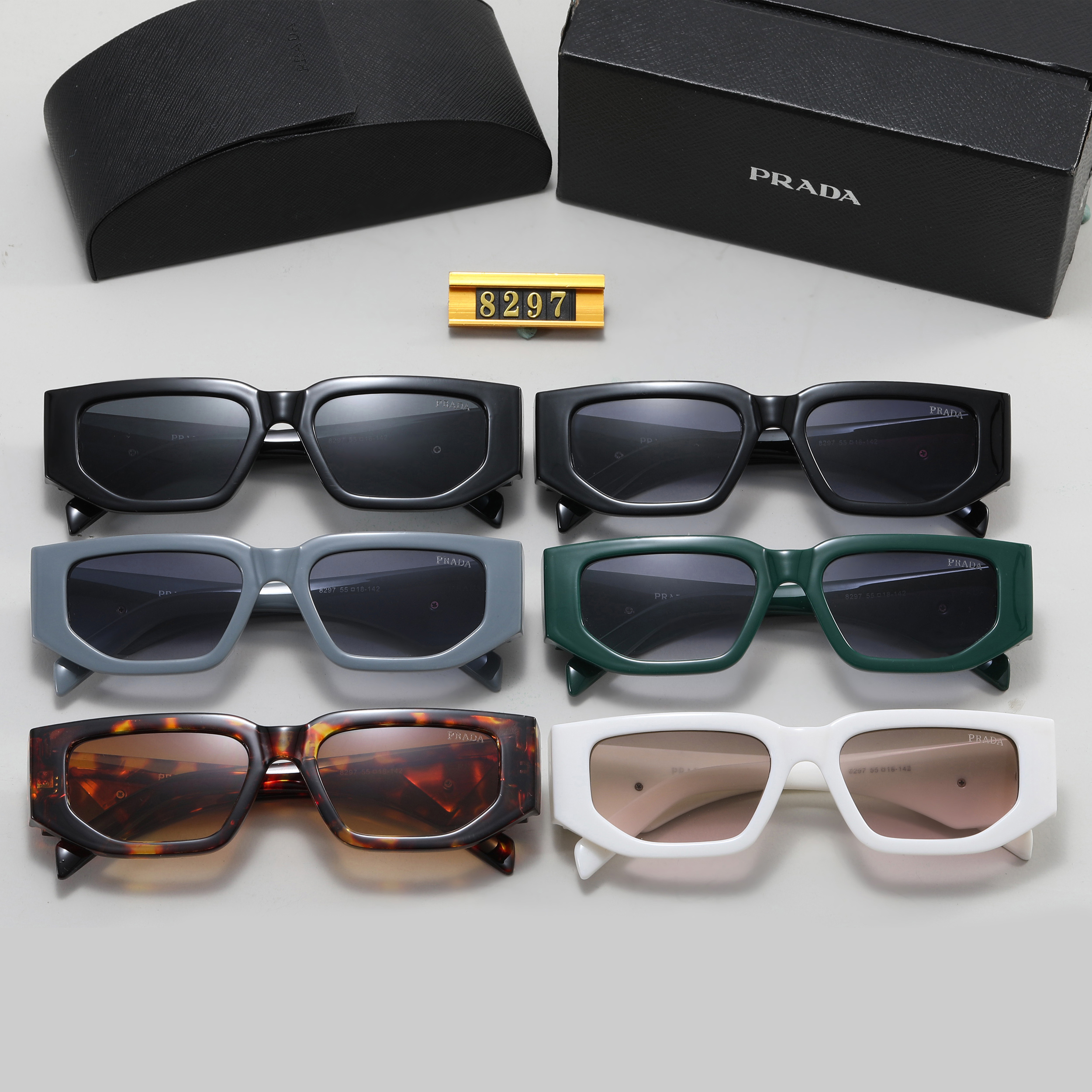 Prada Multi-Color Logo Sunglasses Eyewear - Gorchic