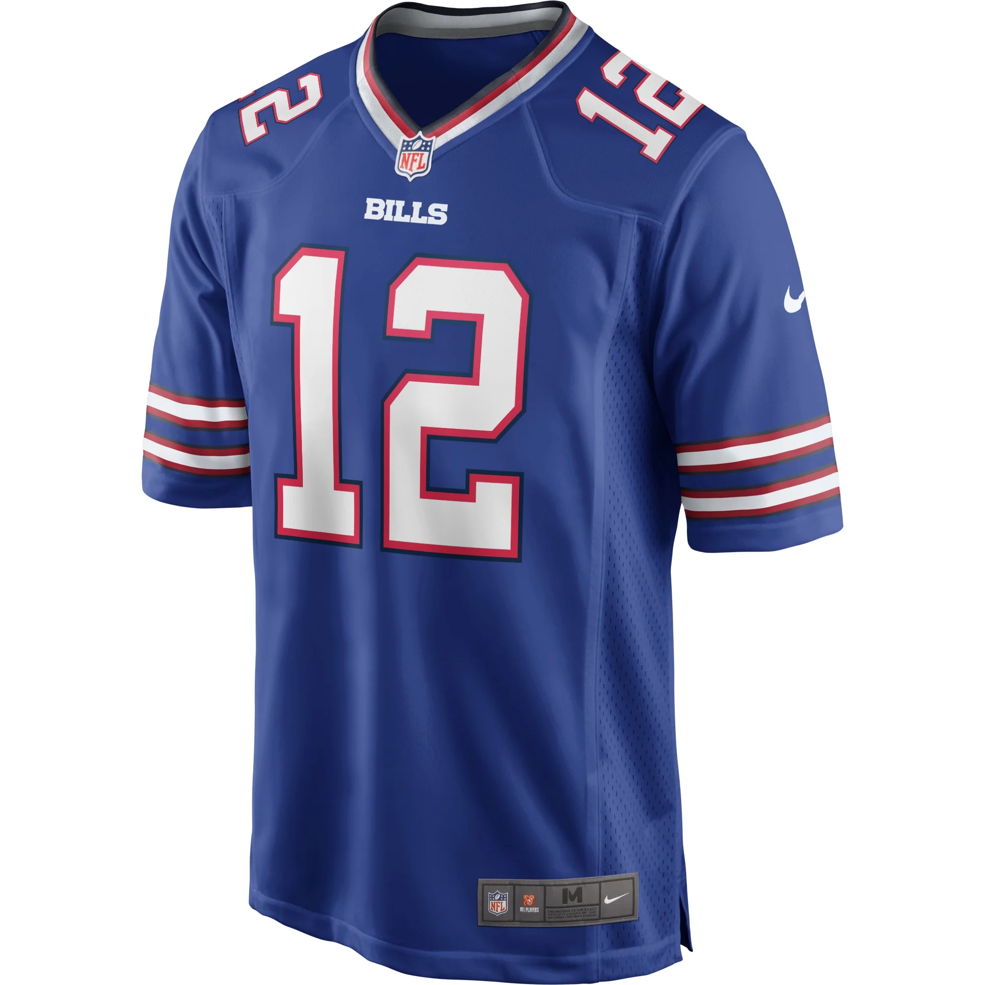 Men's Nike Jim Kelly Royal Buffalo Bills Game Retired Player Jersey