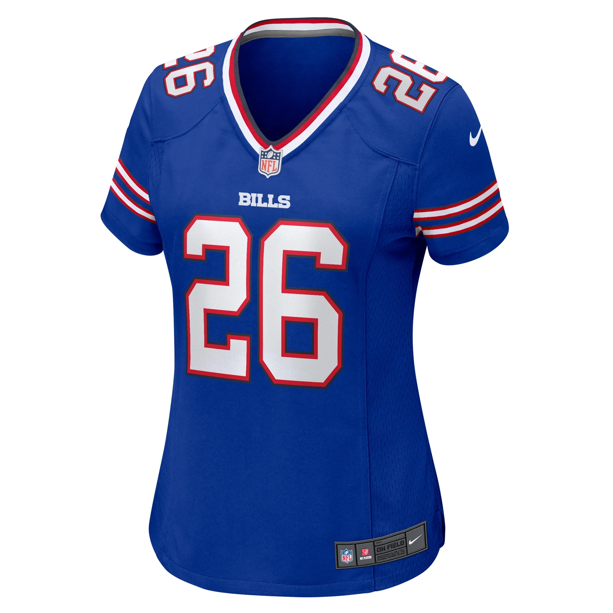 Women's Nike Ty Johnson Royal Buffalo Bills Team Game Jersey