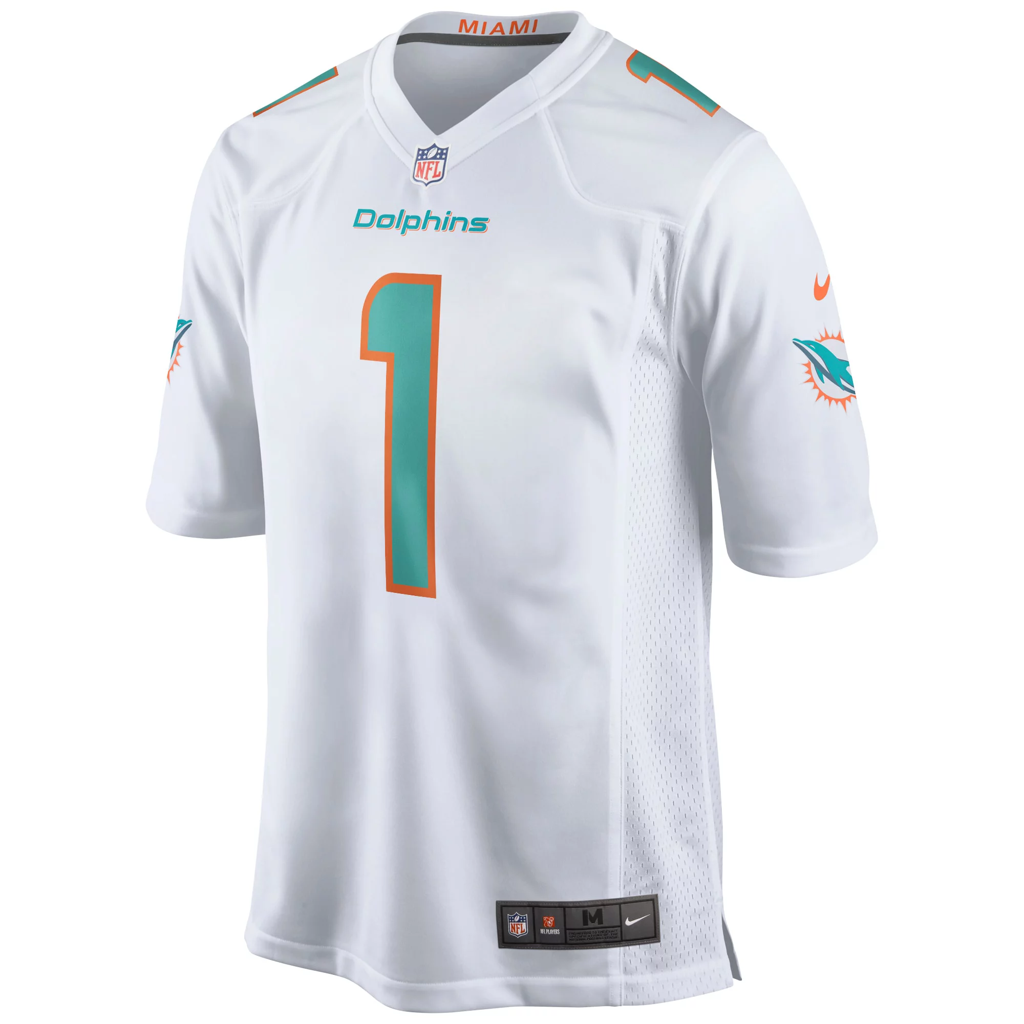 Men's Nike Tua Tagovailoa White Miami Dolphins Game Jersey