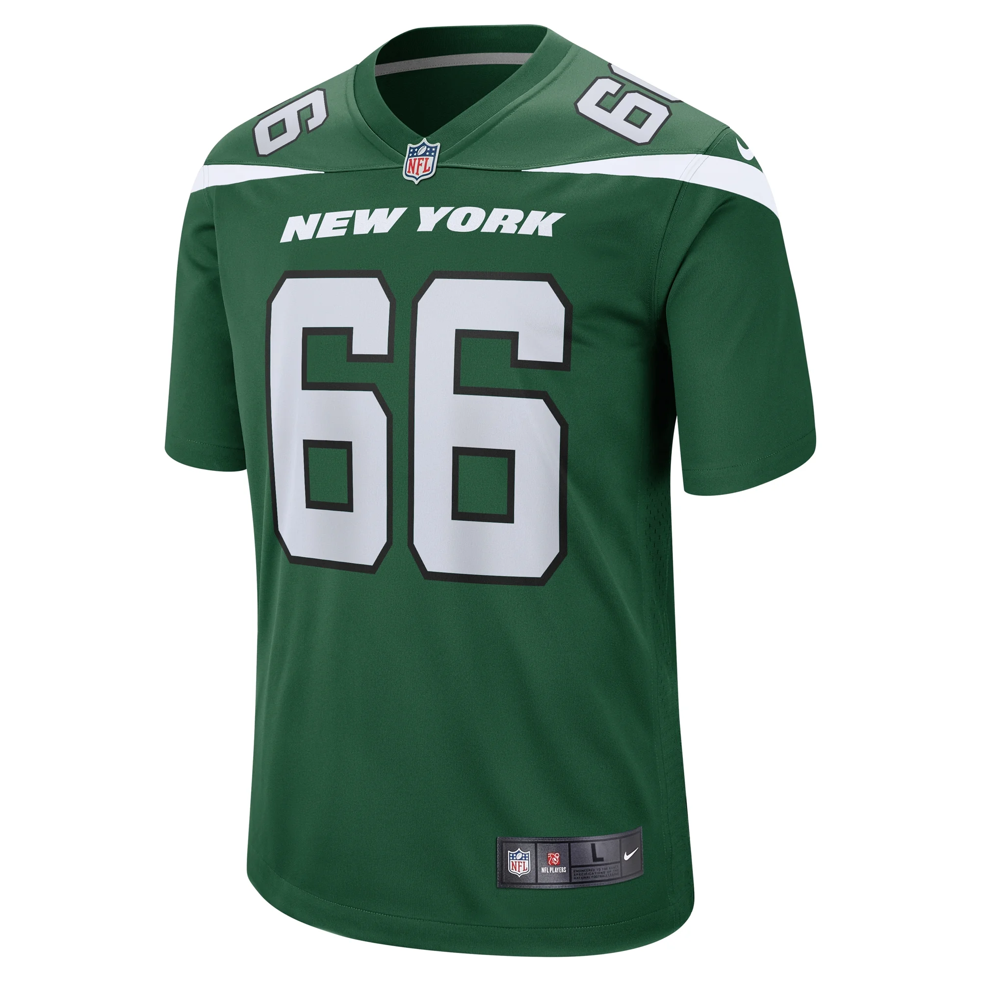 Men's Nike Joe Tippmann Gotham Green New York Jets Game Jersey