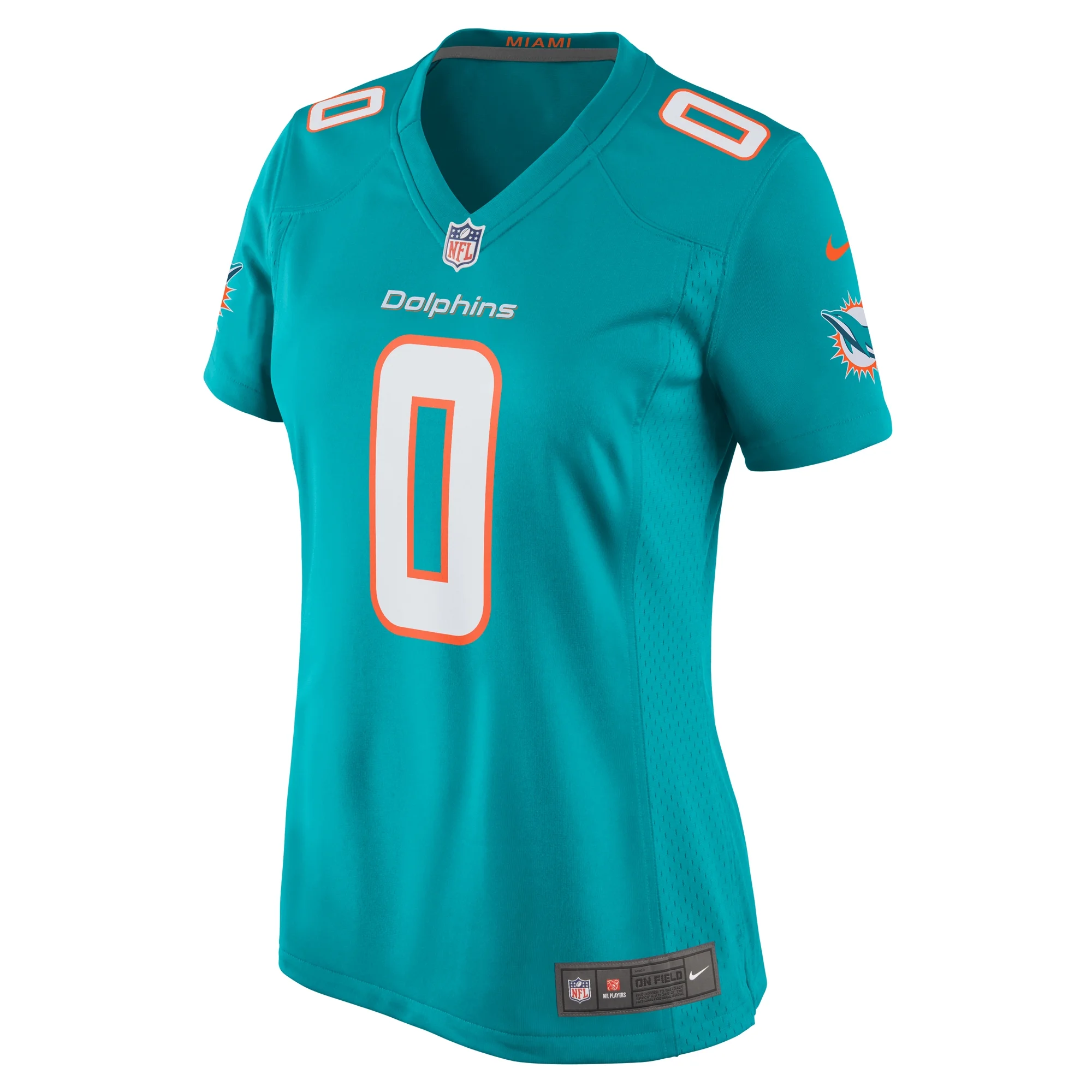 Women's Nike Braxton Berrios Aqua Miami Dolphins Game Jersey