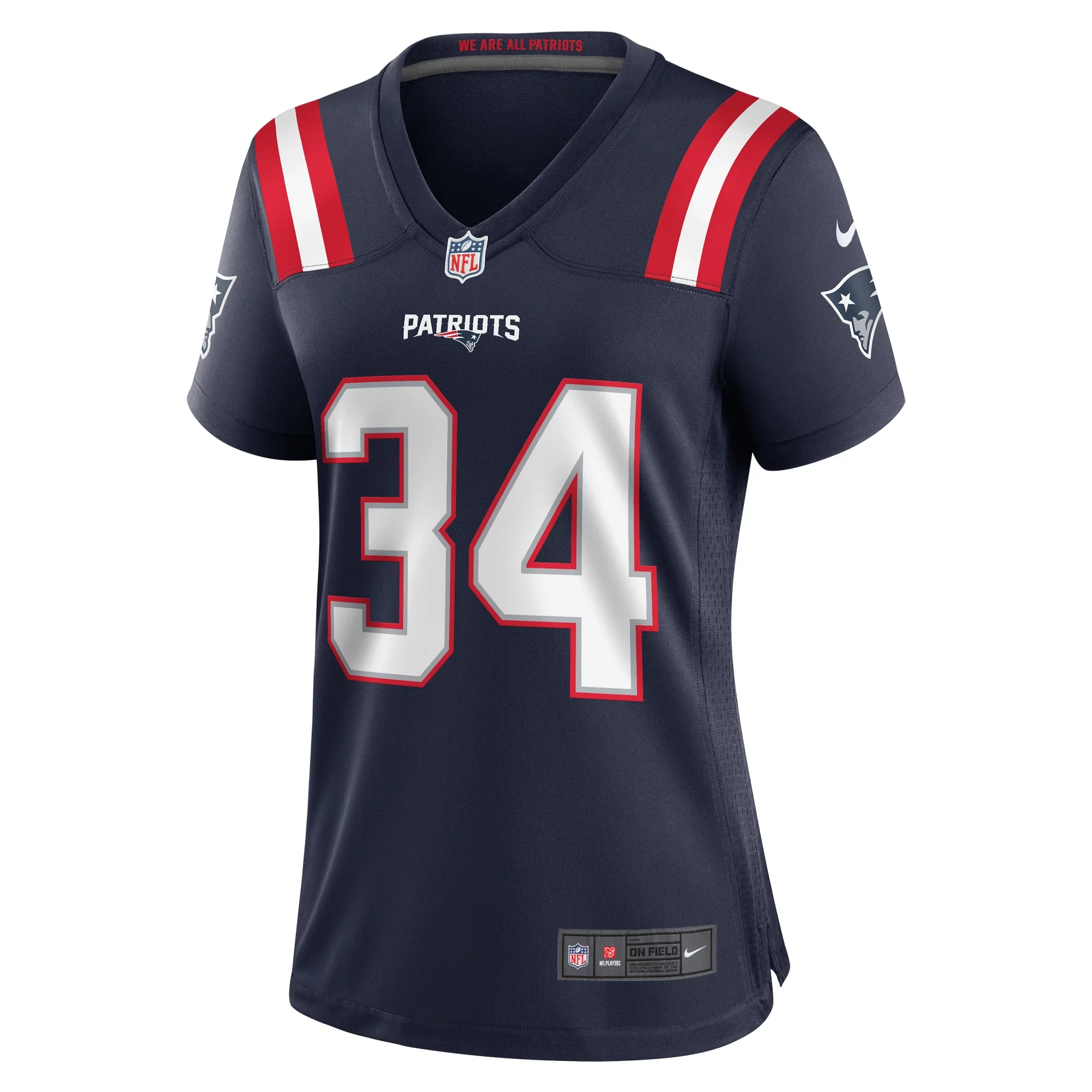 Women's Nike Quandre Mosely Navy New England Patriots Home Game Player Jersey