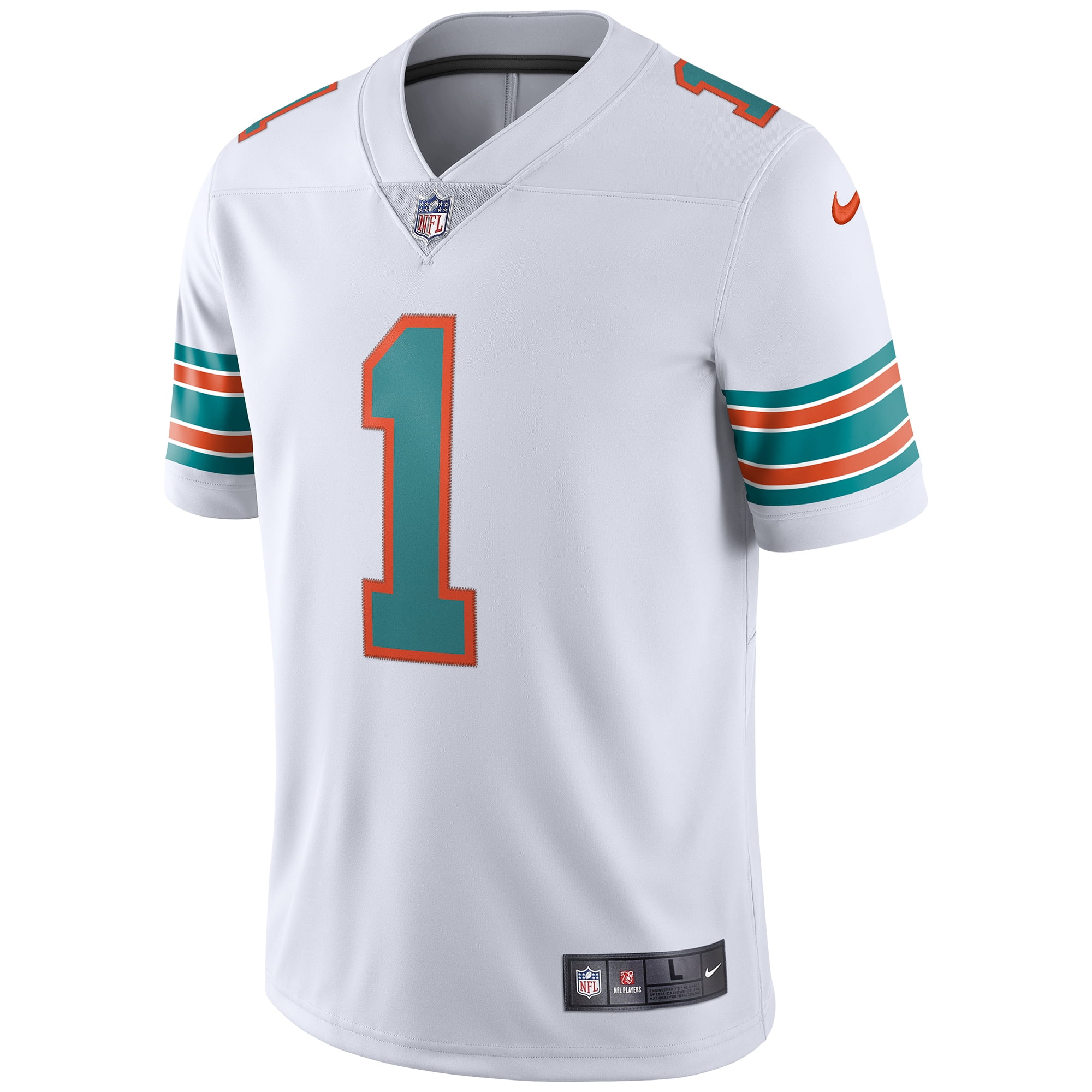 Men's Nike Tua Tagovailoa White Miami Dolphins 2nd Alternate Vapor Limited Jersey