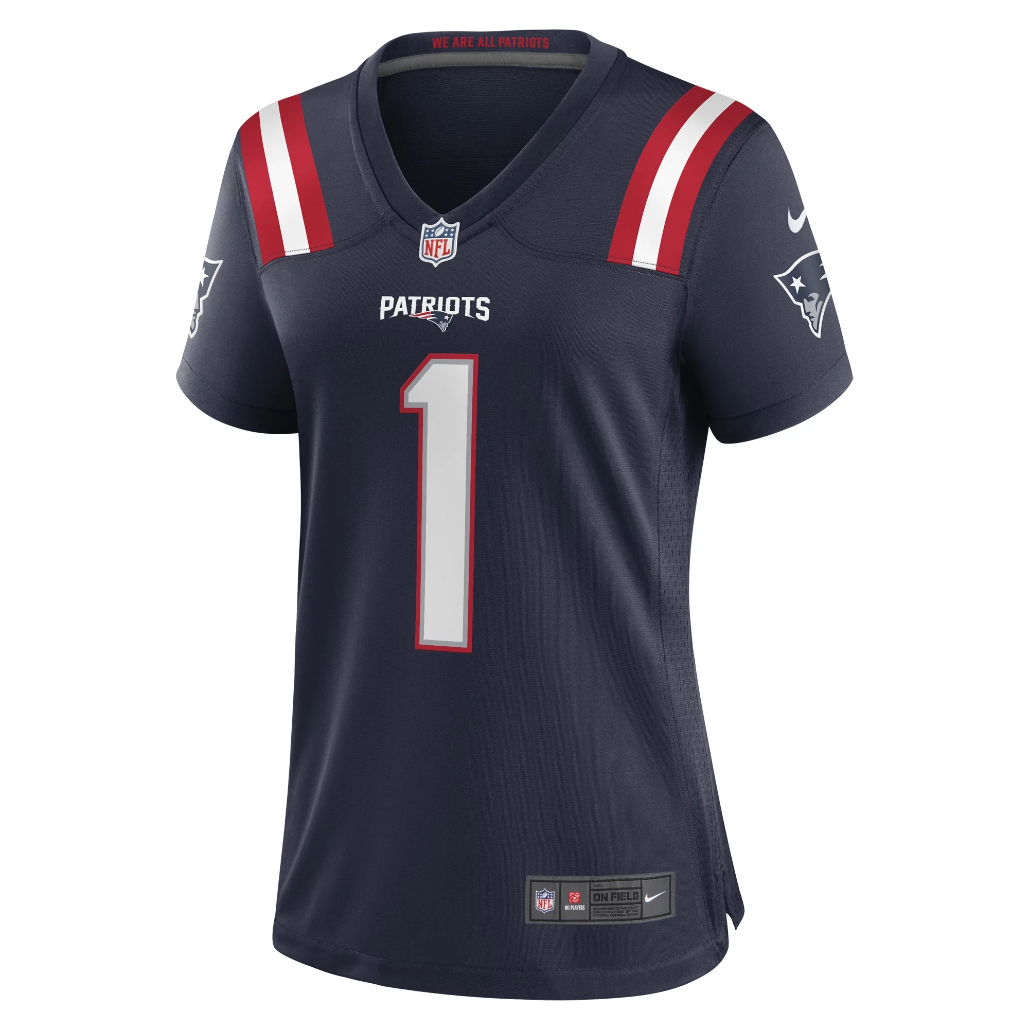 Women's Nike Number 1 Mom Navy New England Patriots Game Jersey