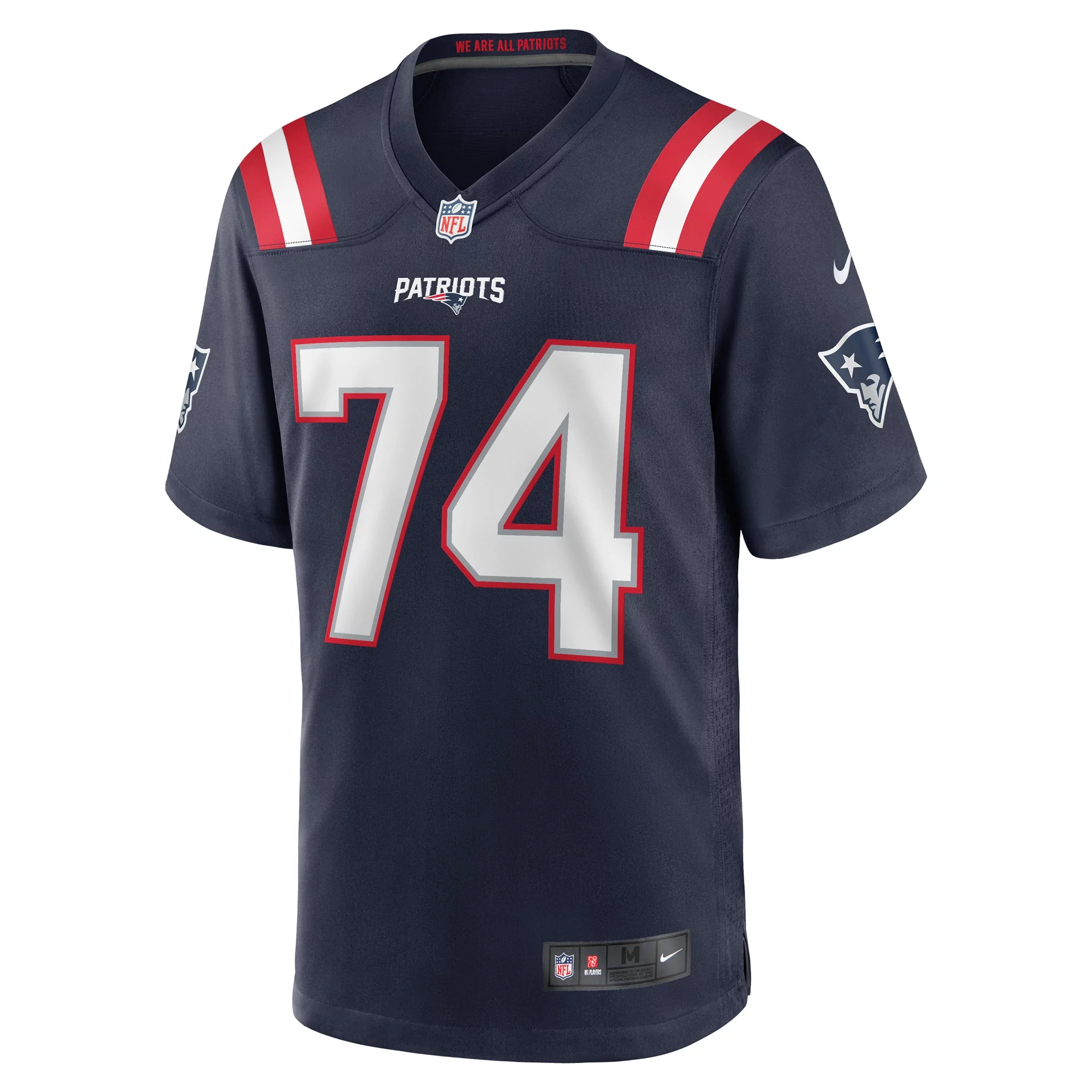 Men's Nike LaBryan Ray Navy New England Patriots Game Player Jersey