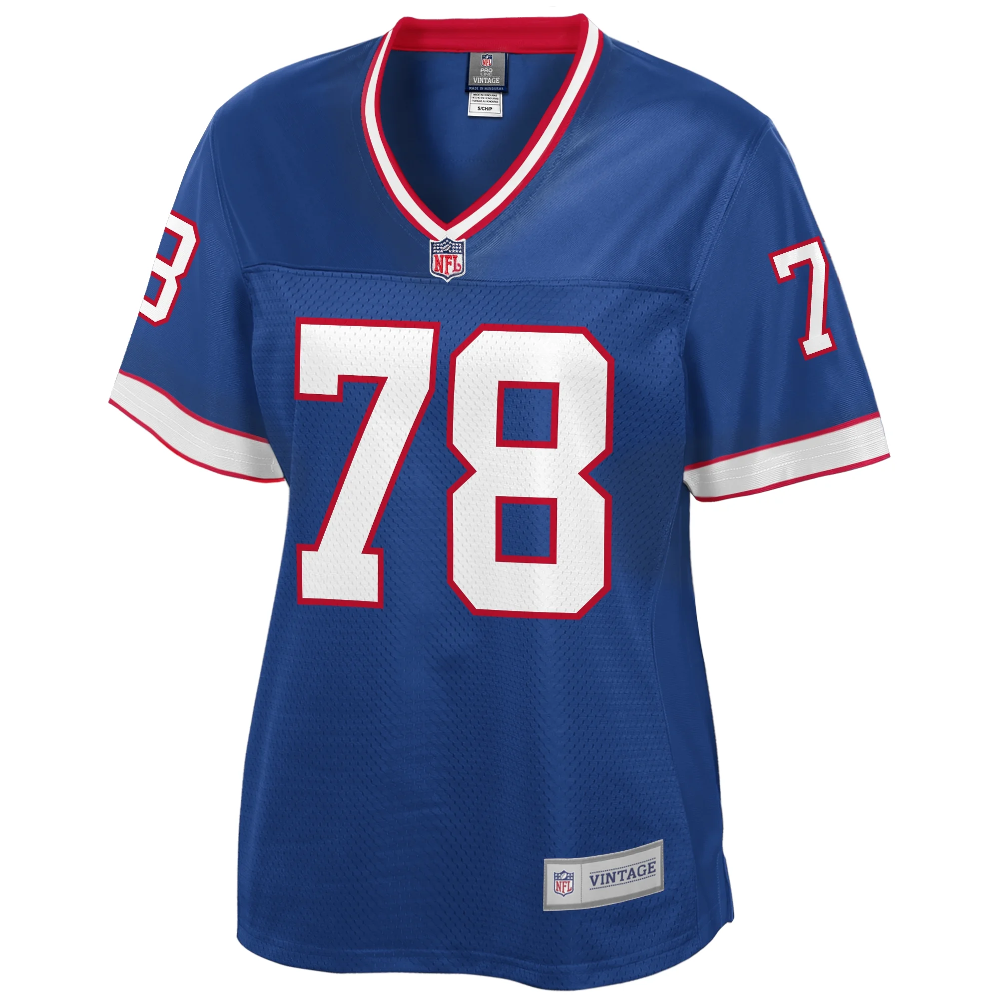 Women's NFL Pro Line Bruce Smith Royal Buffalo Bills Retired Player Replica Jersey