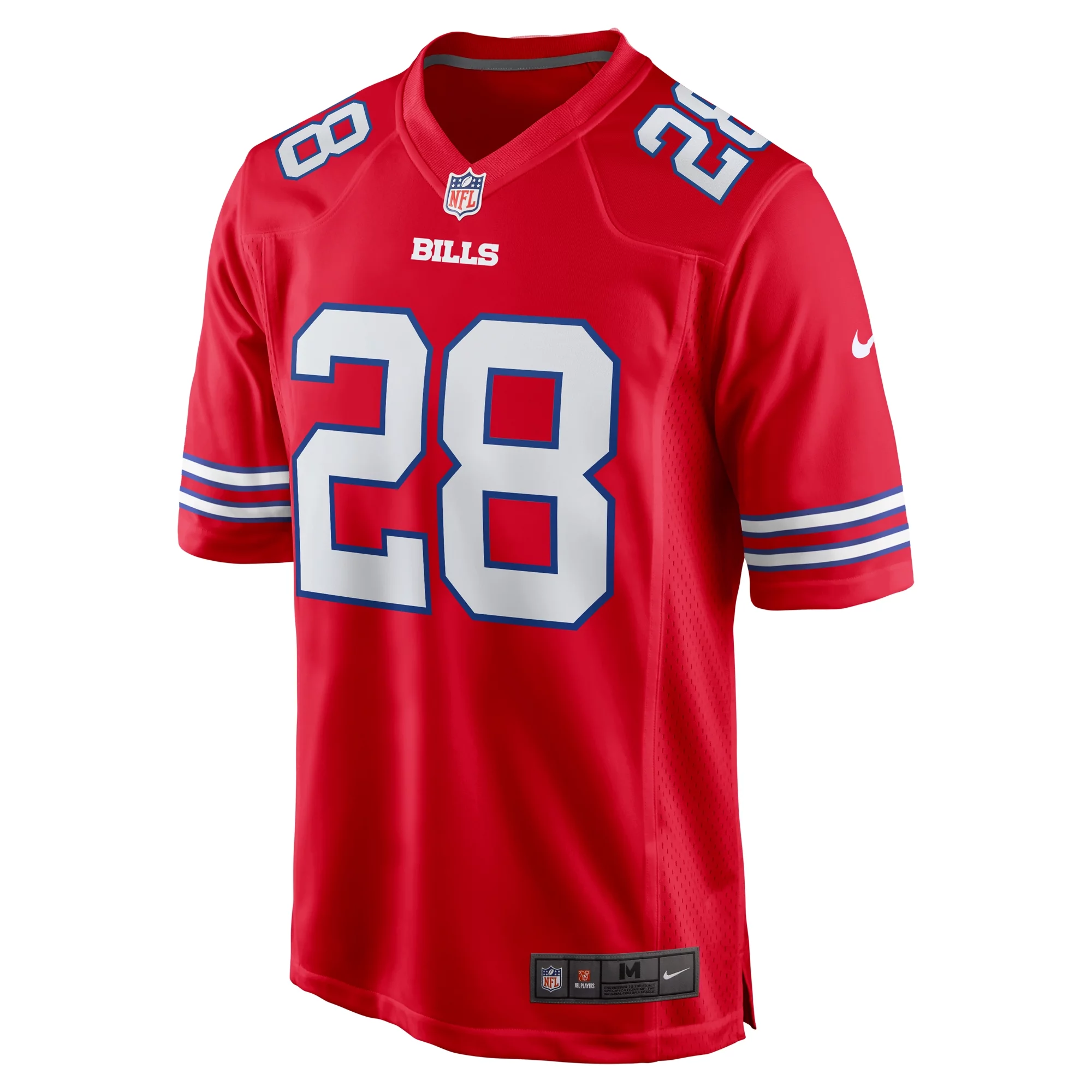 Men's Nike James Cook Red Buffalo Bills Alternate Game Jersey