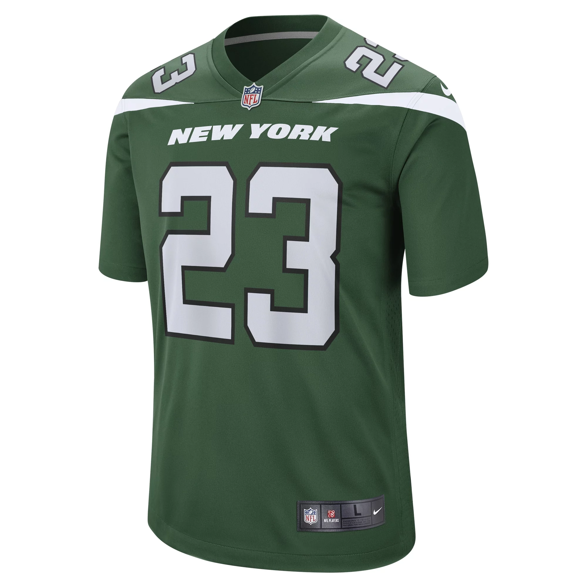 Men's Nike Chuck Clark Gotham Green New York Jets Team Game Jersey