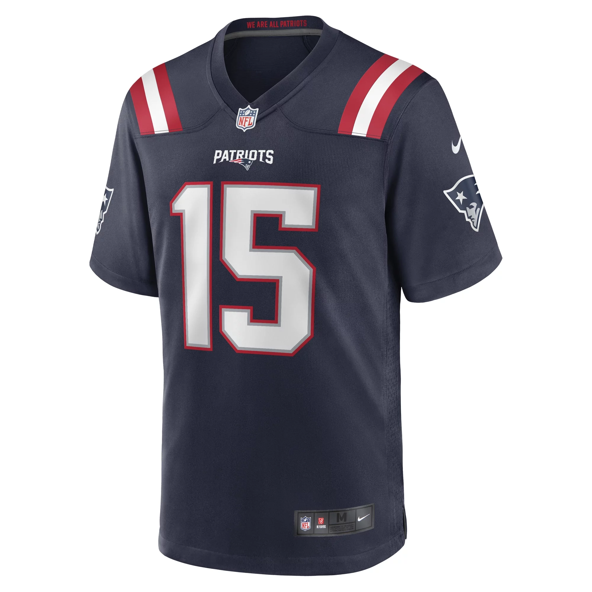 Men's Nike Corliss Waitman Navy New England Patriots Game Jersey