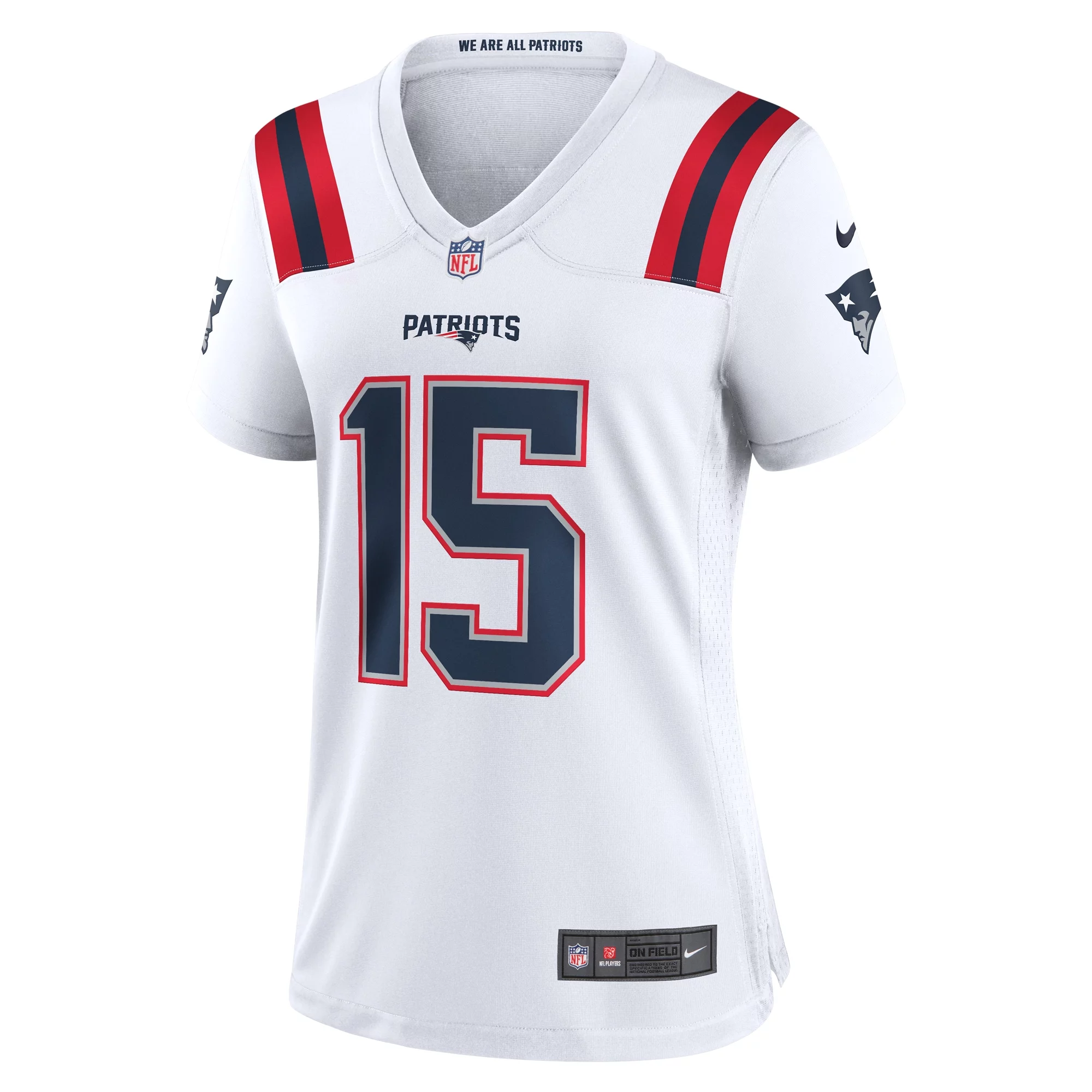 Women's Nike Ezekiel Elliott White New England Patriots Game Player Jersey