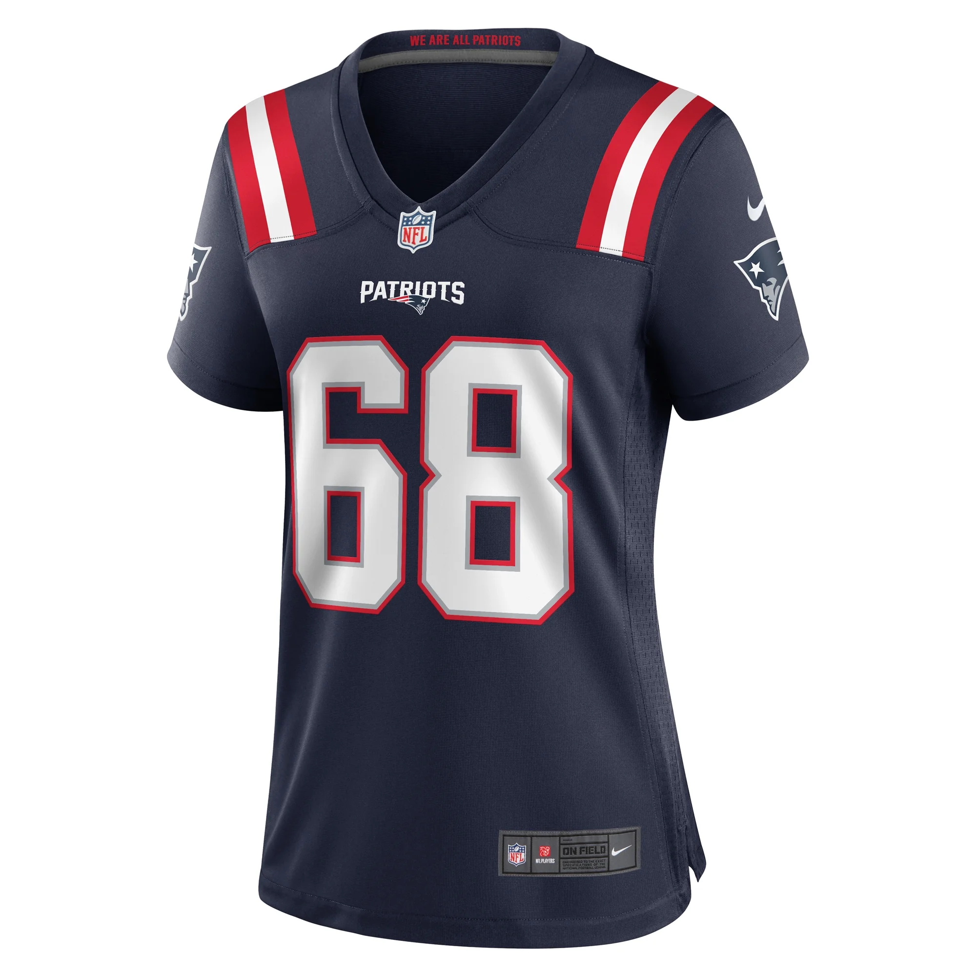 Women's Nike Atonio Mafi Navy New England Patriots Team Game Jersey
