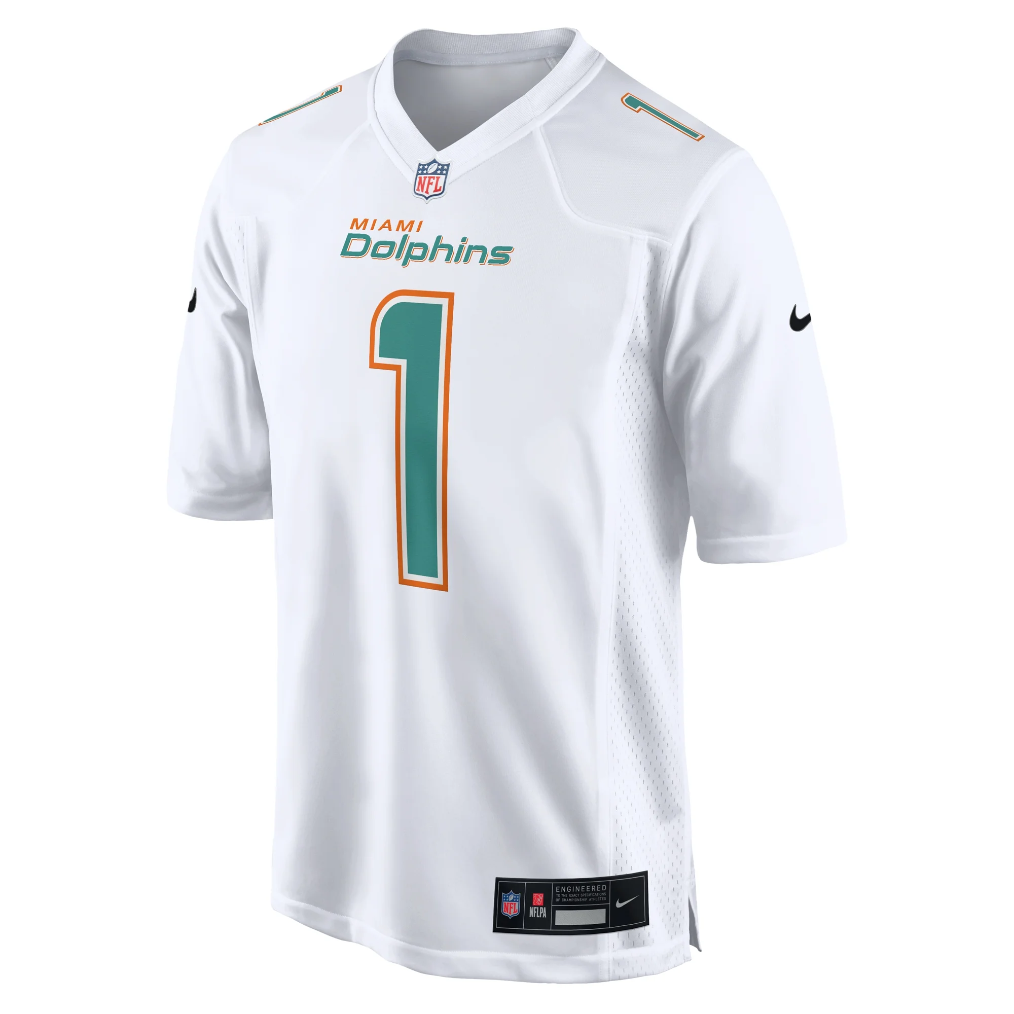 Men's Nike Tua Tagovailoa White Miami Dolphins Fashion Game Jersey