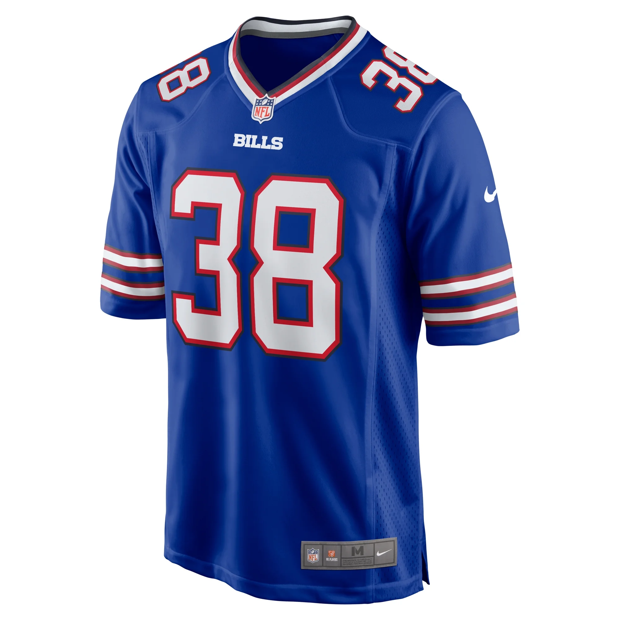 Men's Nike Tre Norwood Royal Buffalo Bills Team Game Jersey