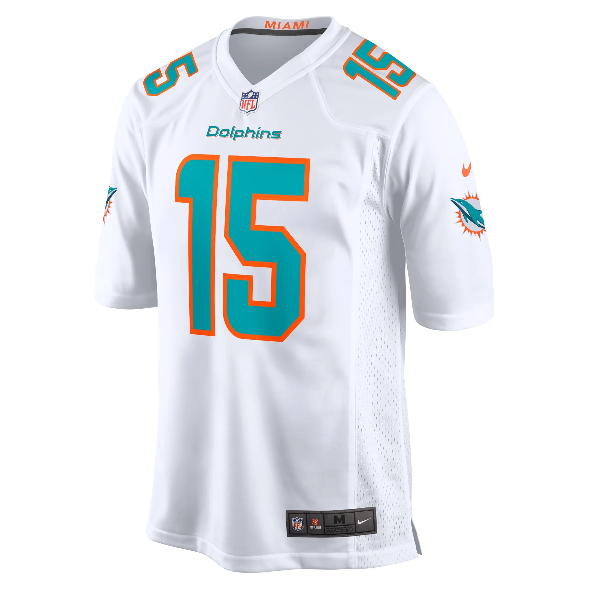 Men's Nike Jaelan Phillips White Miami Dolphins Game Jersey