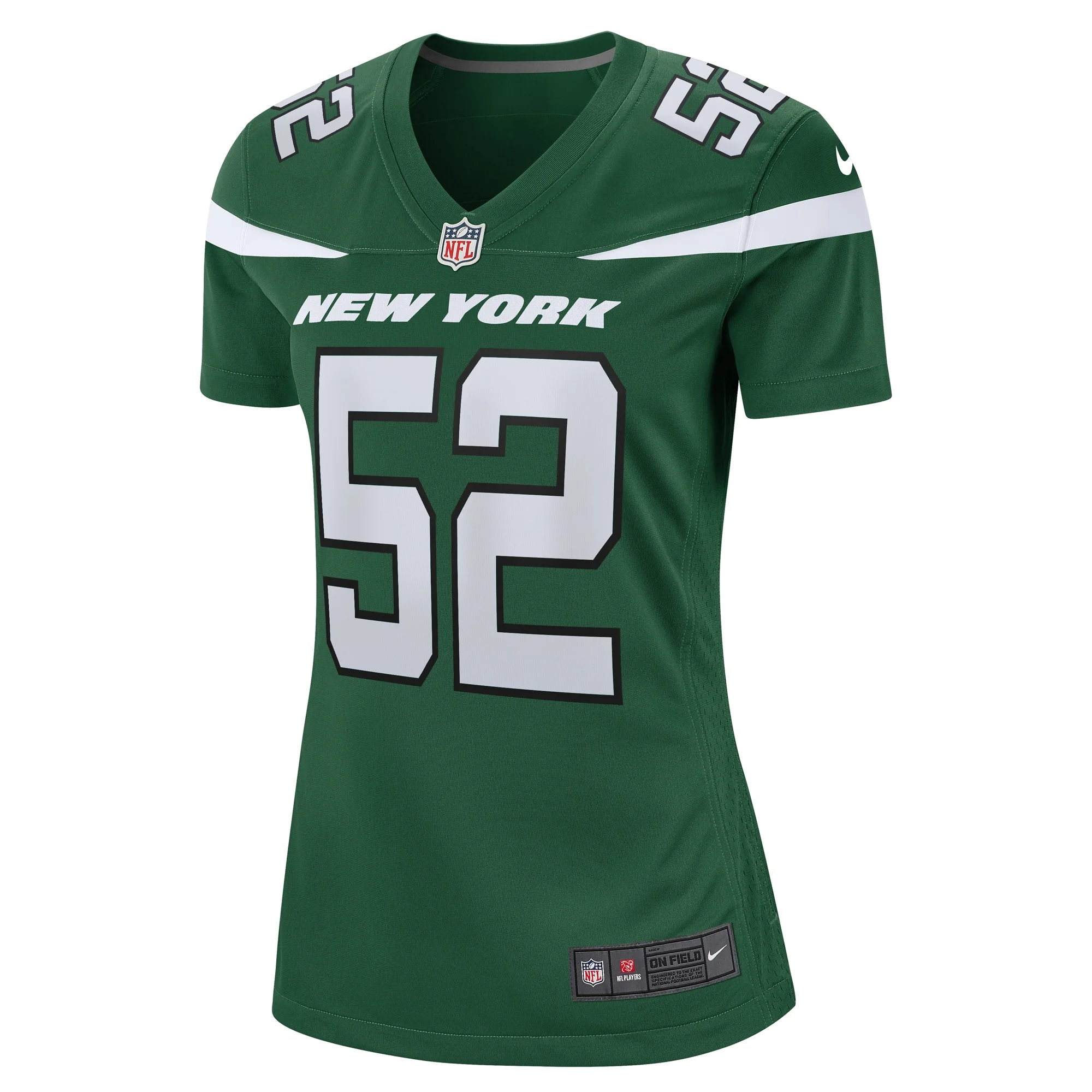 Women's Nike Sam Eguavoen Gotham Green New York Jets Game Jersey