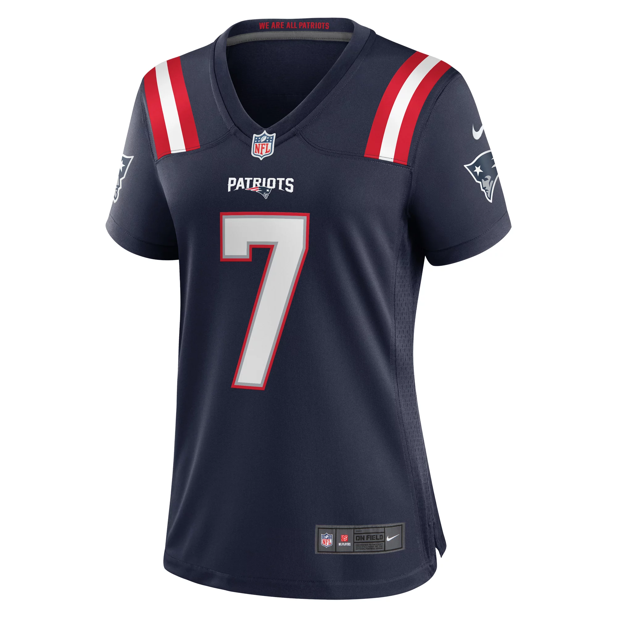 Women's Nike JuJu Smith-Schuster Navy New England Patriots Game Player Jersey