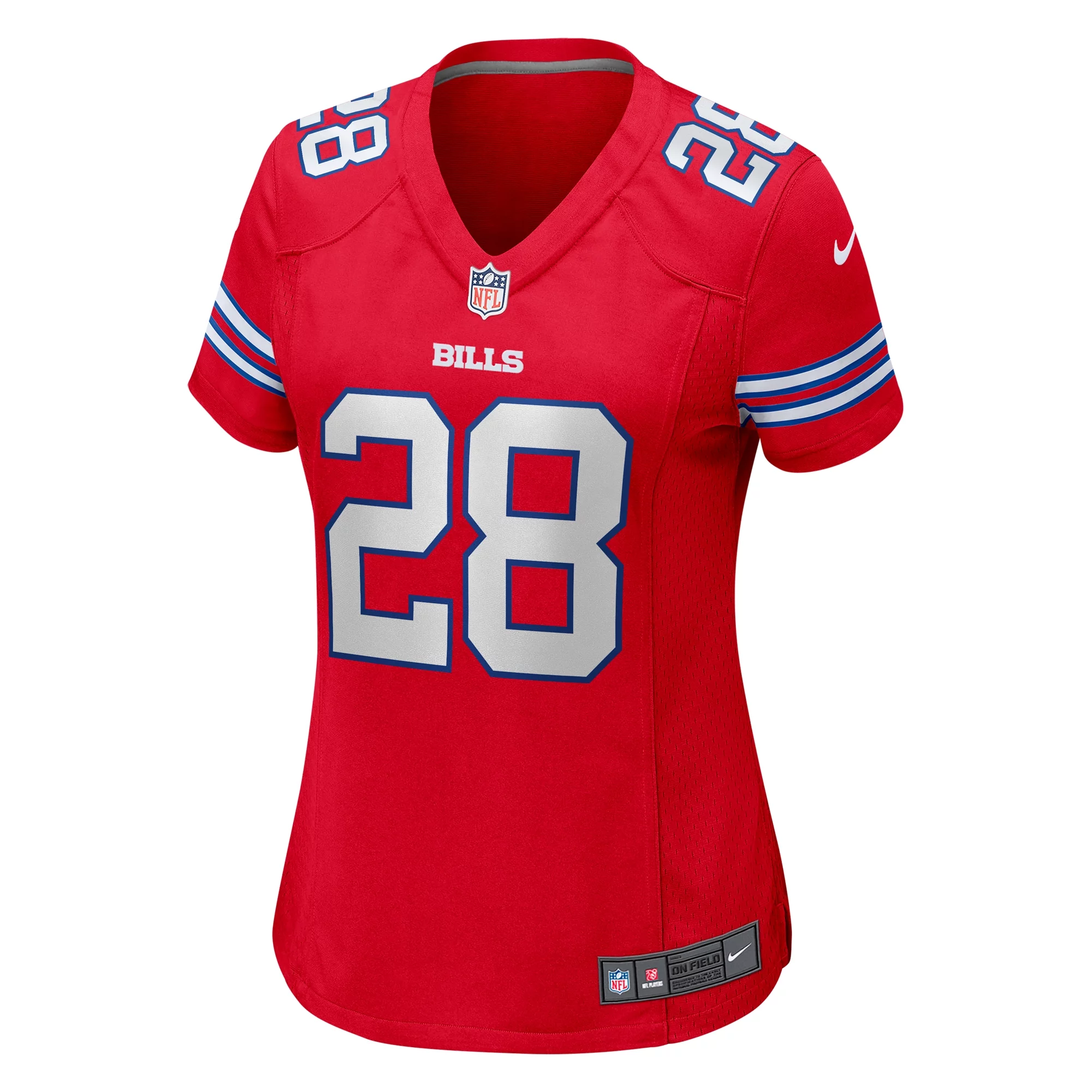 Women's Nike James Cook Red Buffalo Bills Player Jersey