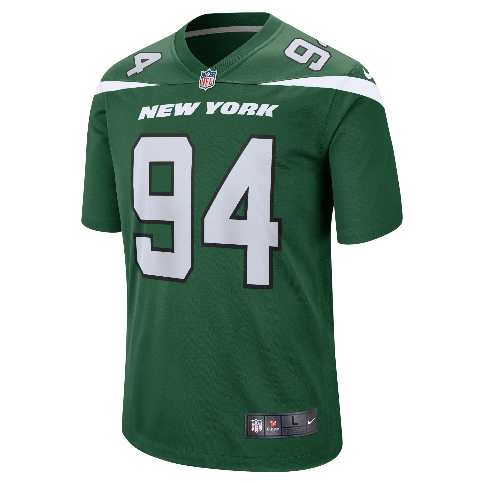 Men's Nike Solomon Thomas Gotham Green New York Jets Game Jersey