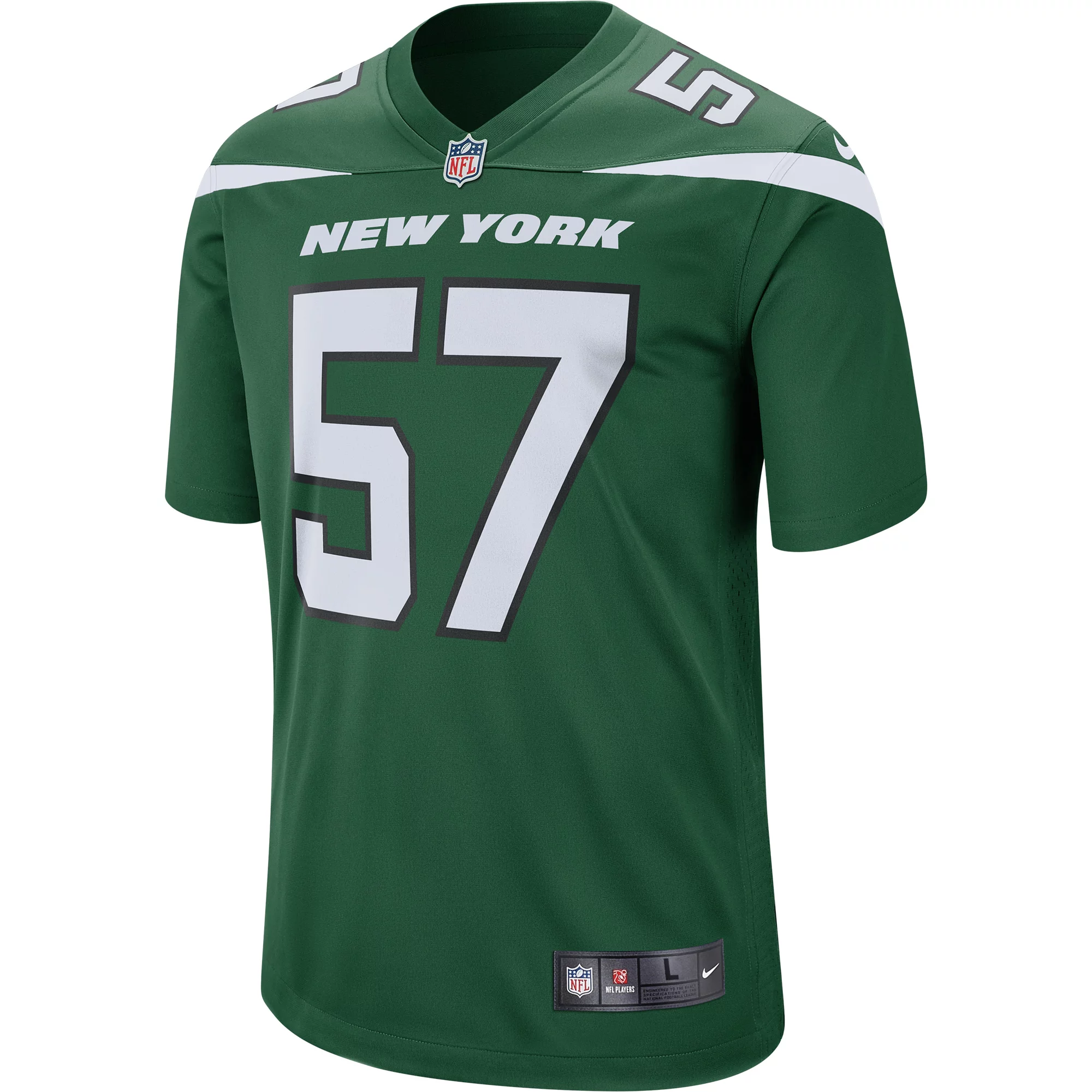 Men's Nike C.J. Mosley Gotham Green New York Jets Game Jersey