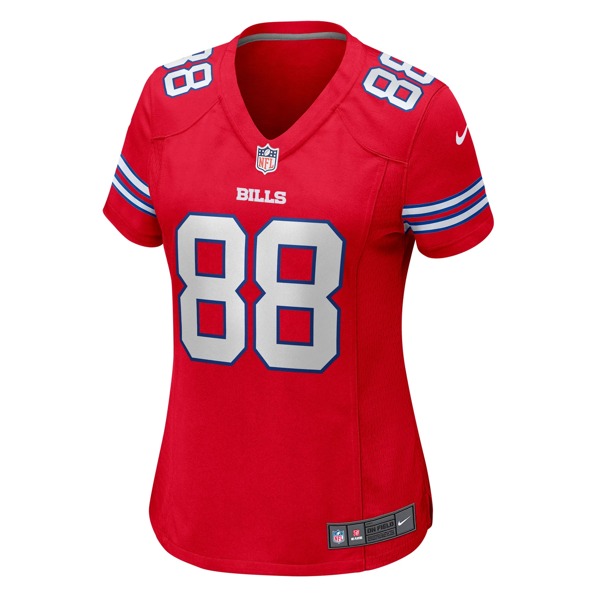 Women's Nike Dawson Knox Red Buffalo Bills Player Jersey