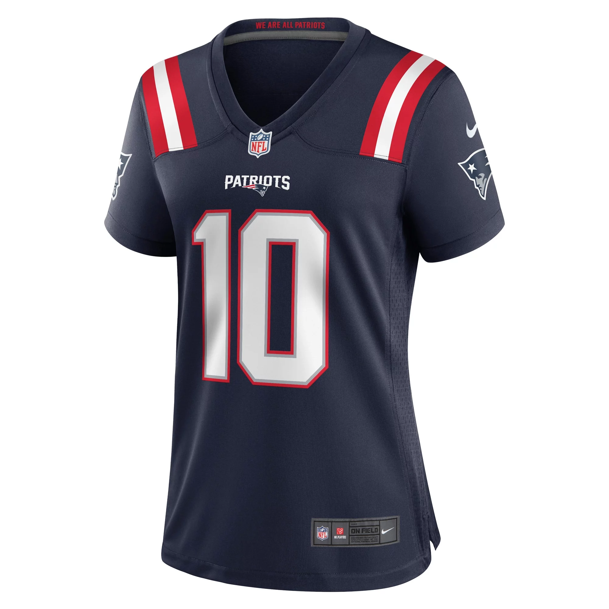 Women's Nike Mac Jones Navy New England Patriots Player Jersey