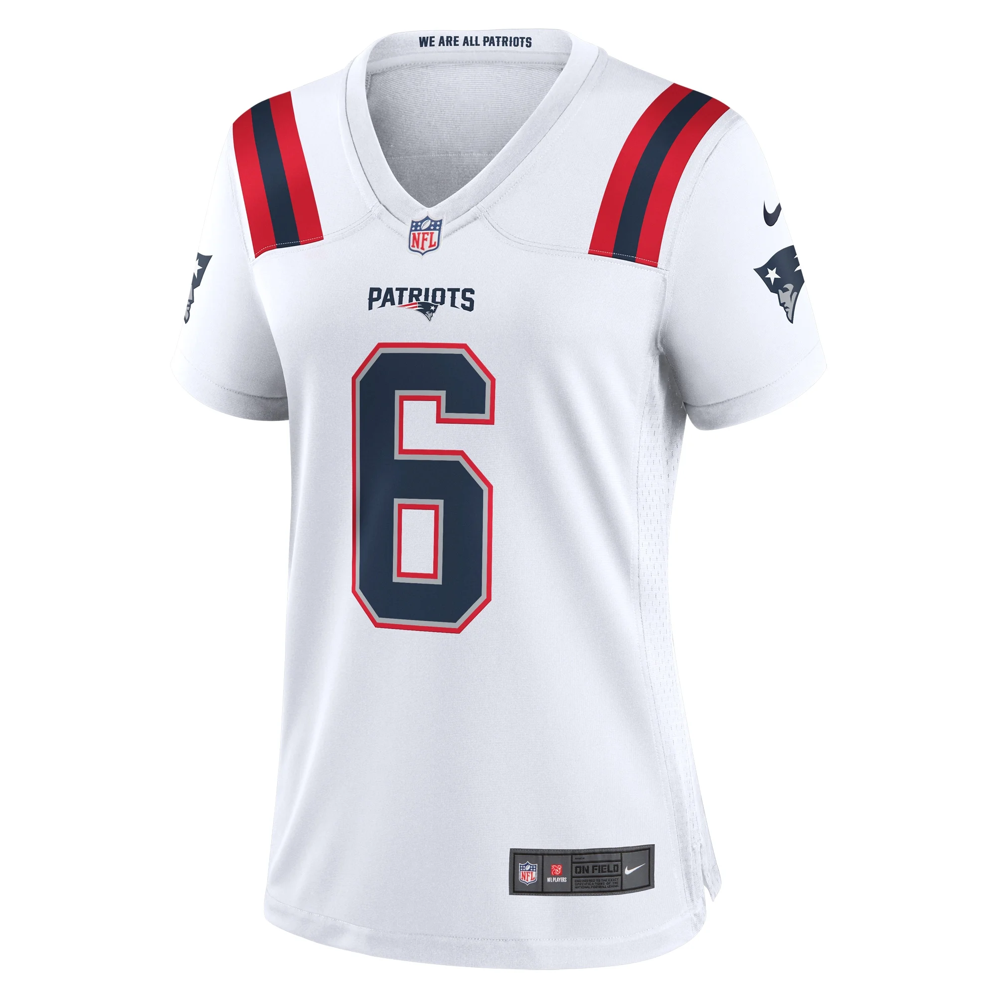 Women's Nike Christian Gonzalez White New England Patriots Game Jersey