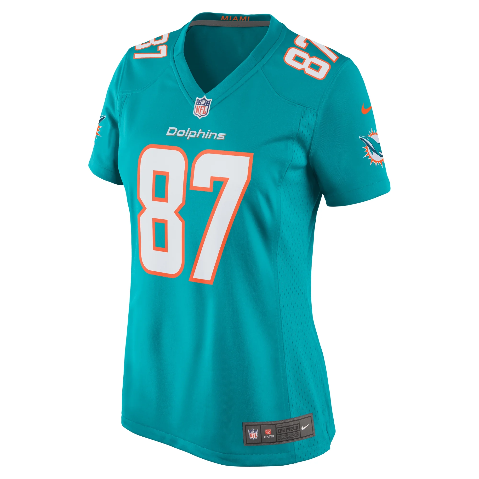 Women's Nike Freddie Swain Aqua Miami Dolphins Game Jersey