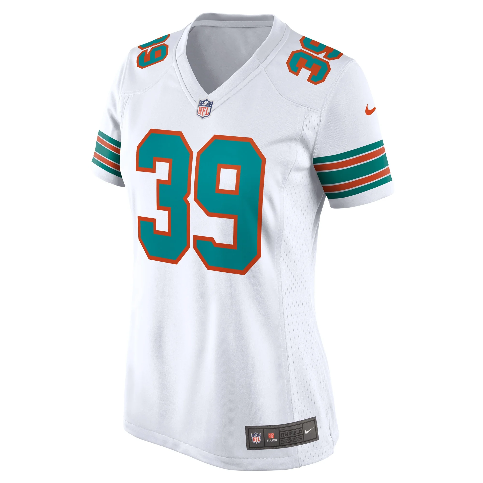 Women's Nike Larry Csonka White Miami Dolphins Retired Player Jersey