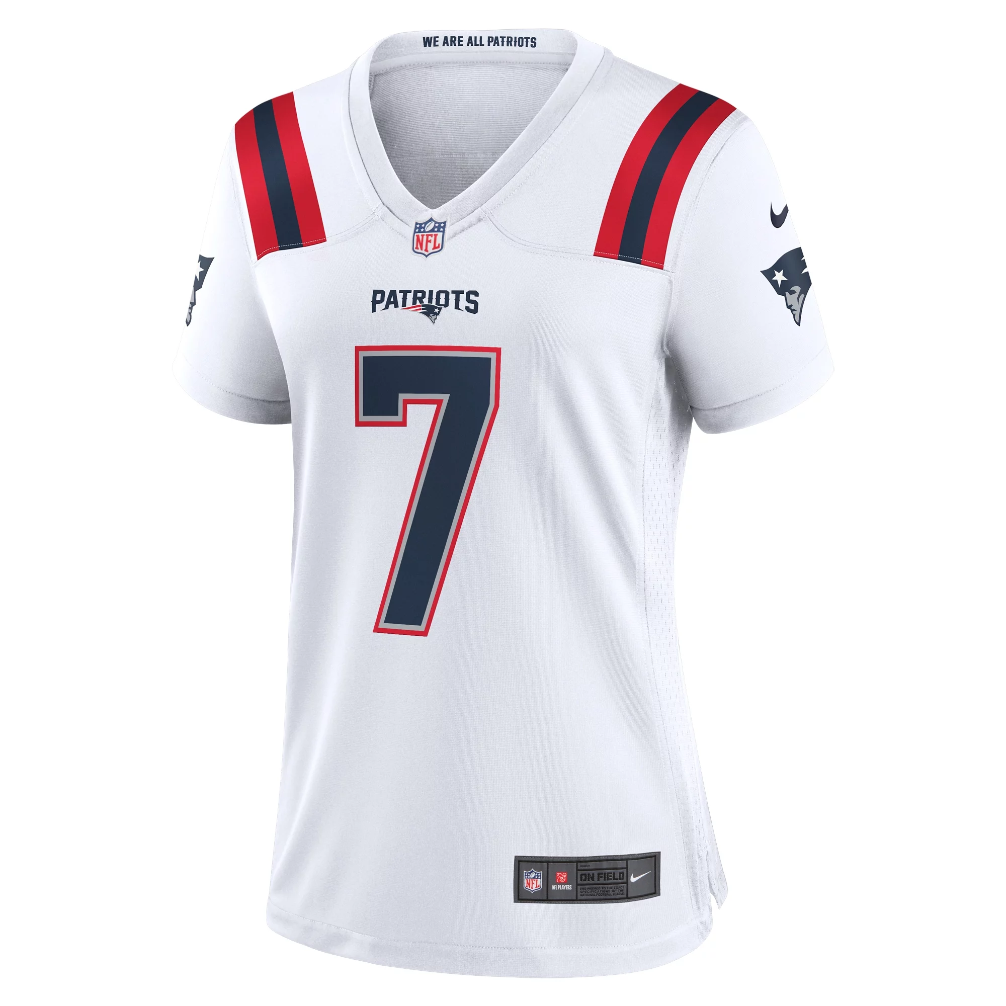 Women's Nike JuJu Smith-Schuster White New England Patriots Game Player Jersey