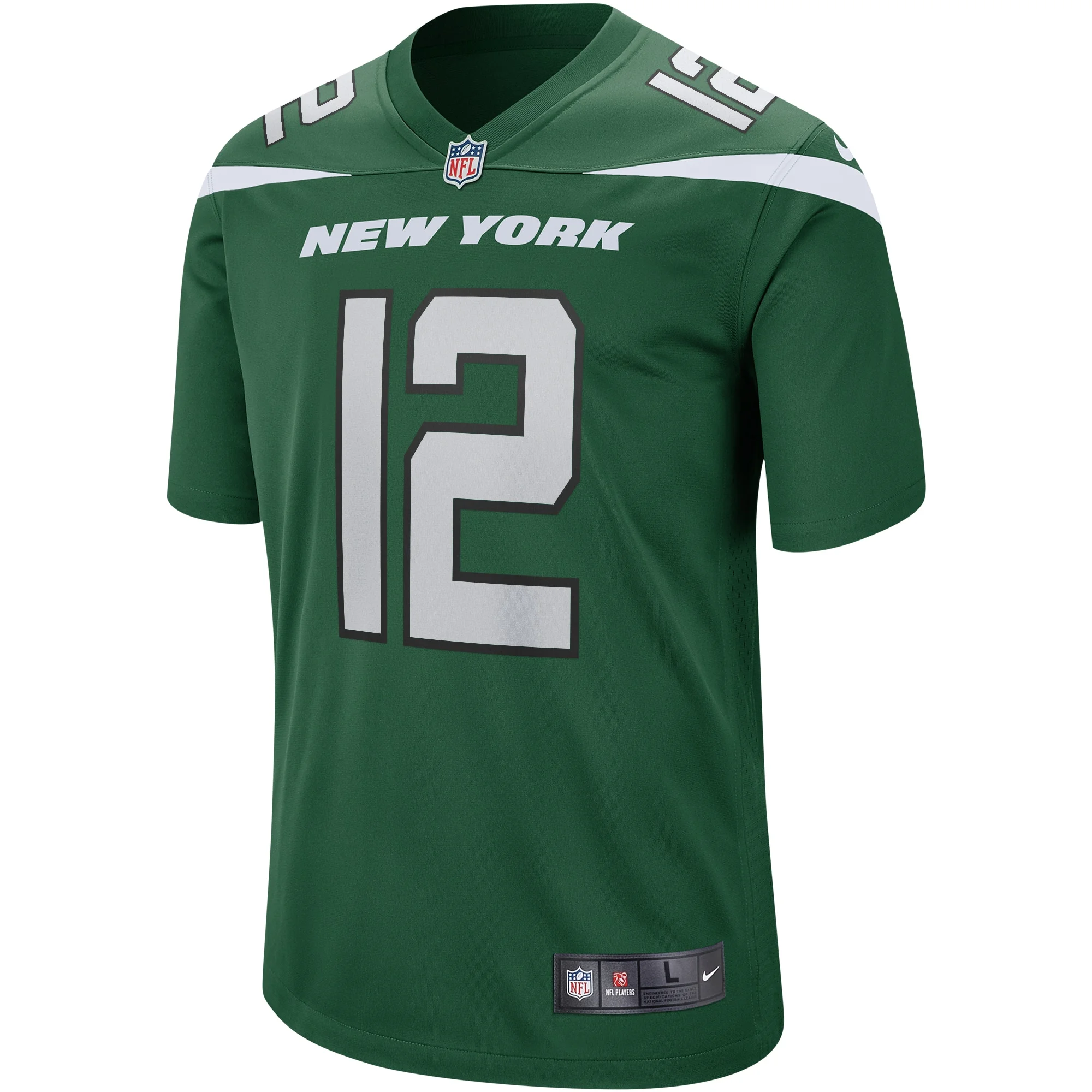Men's Nike Joe Namath Gotham Green New York Jets Game Retired Player Jersey