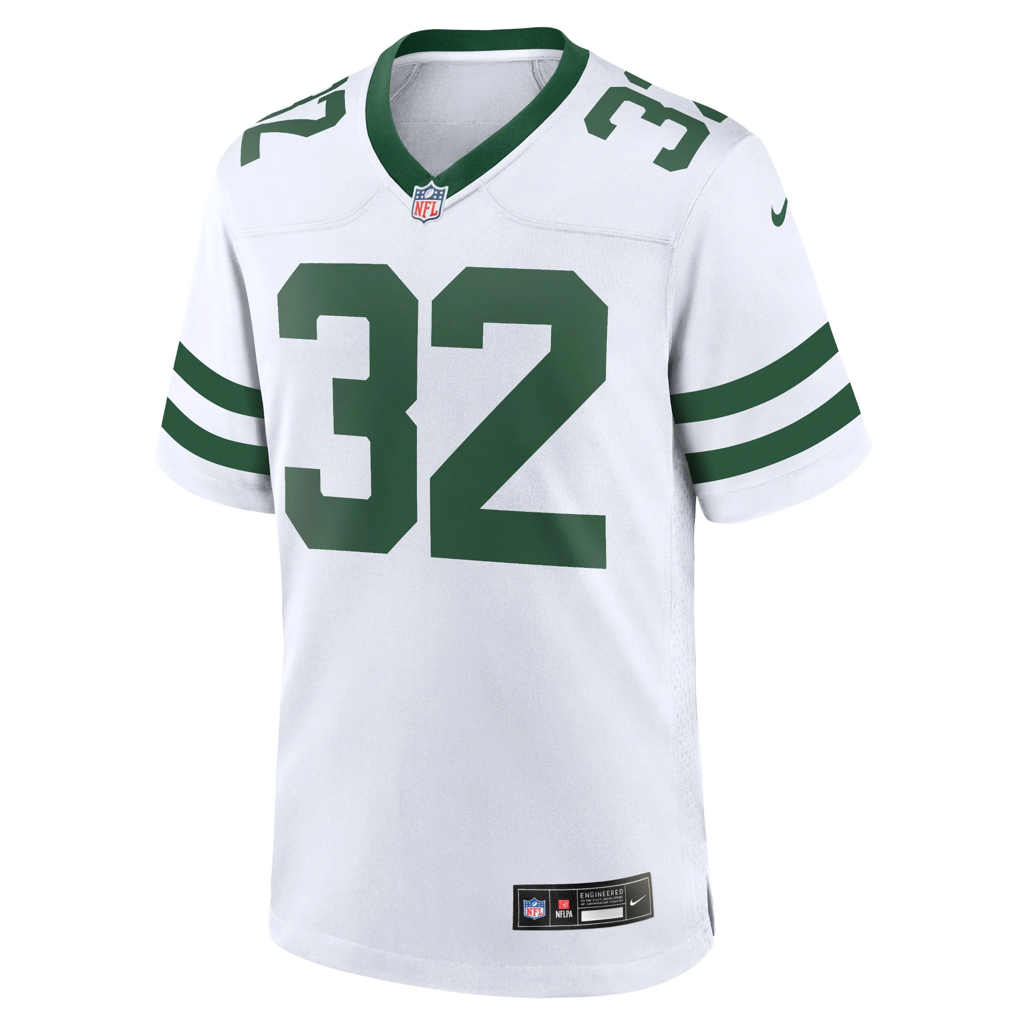 Men's Nike Michael Carter Legacy White New York Jets Game Jersey