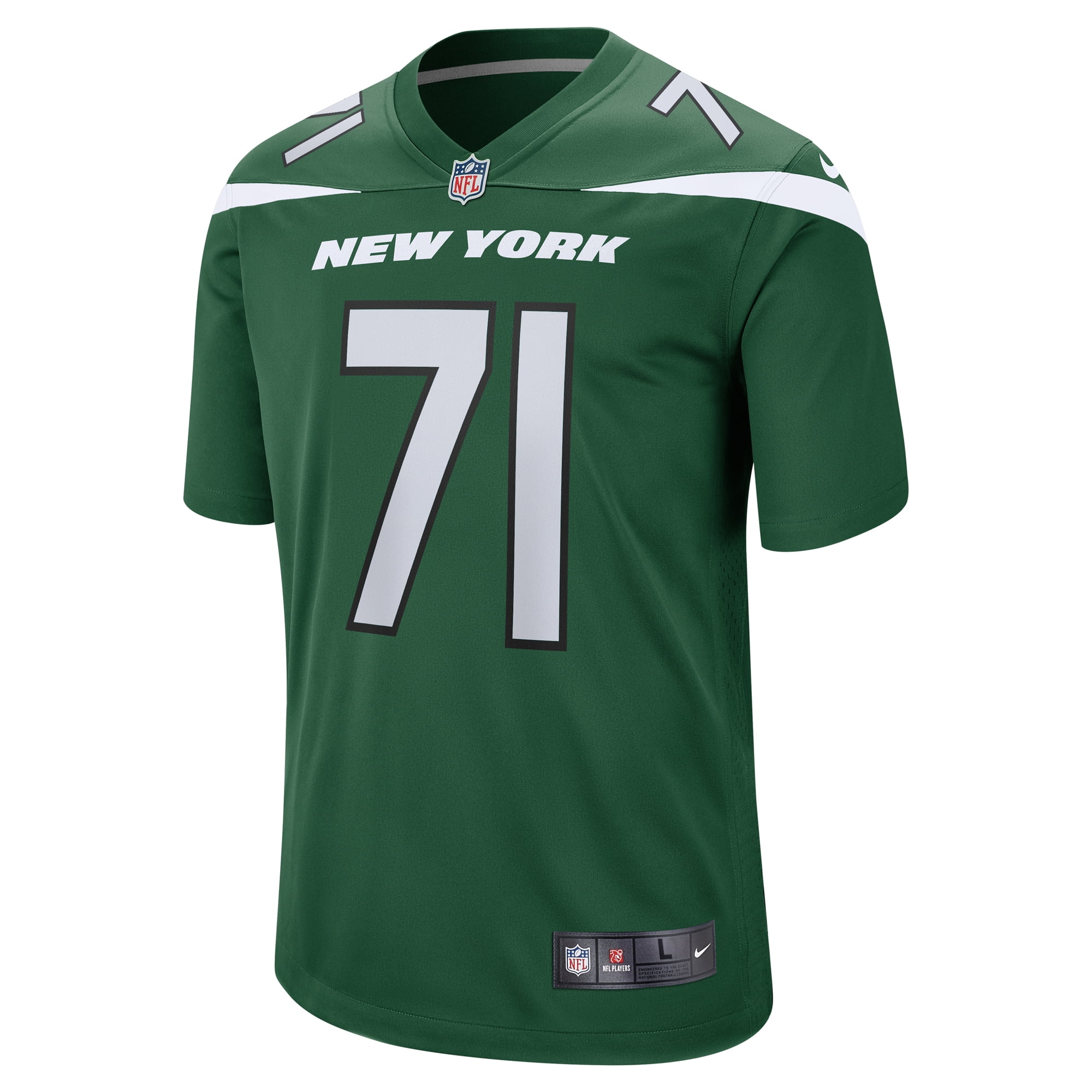 Men's Nike Wes Schweitzer Green New York Jets Game Jersey