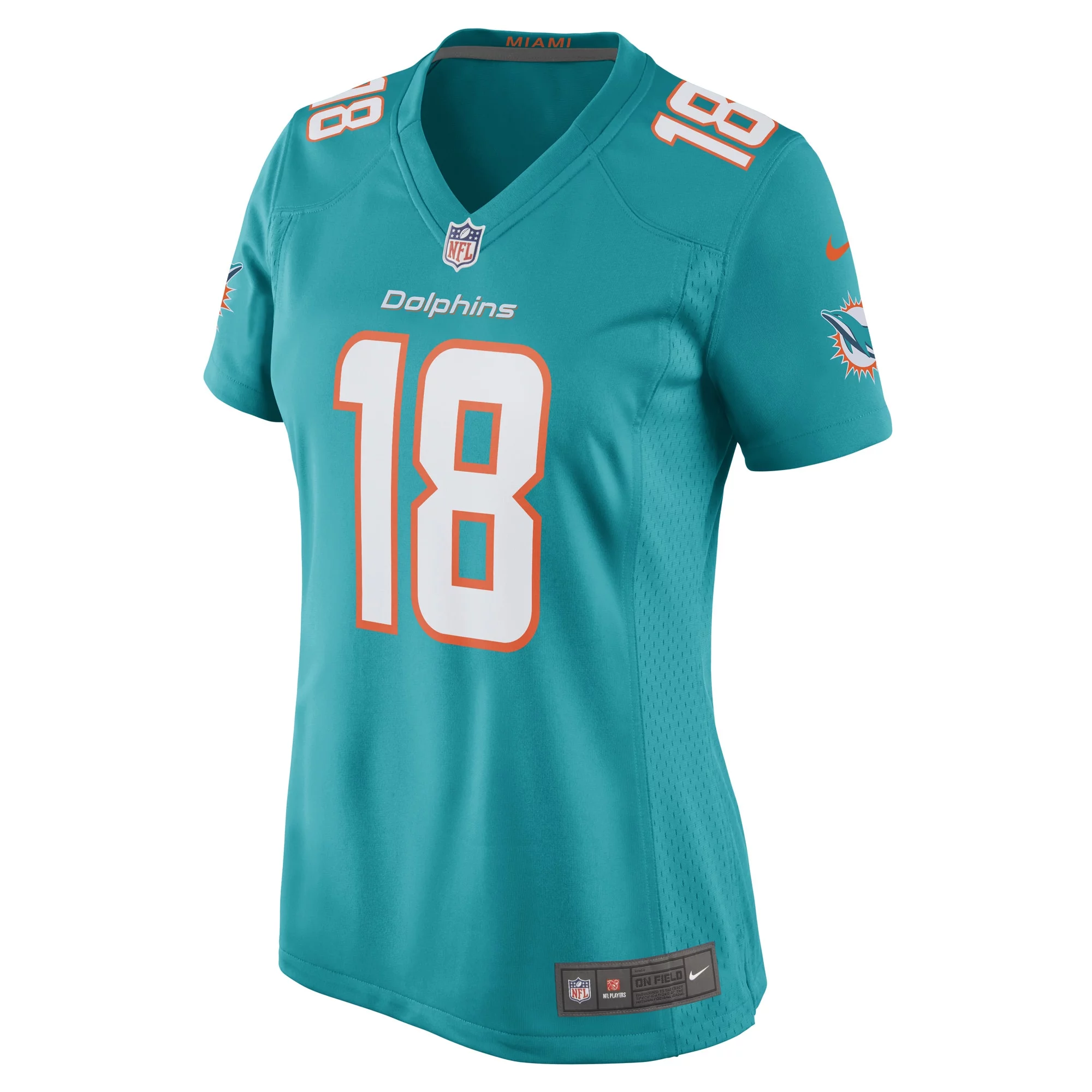 Women's Nike Erik Ezukanma Aqua Miami Dolphins Game Player Jersey