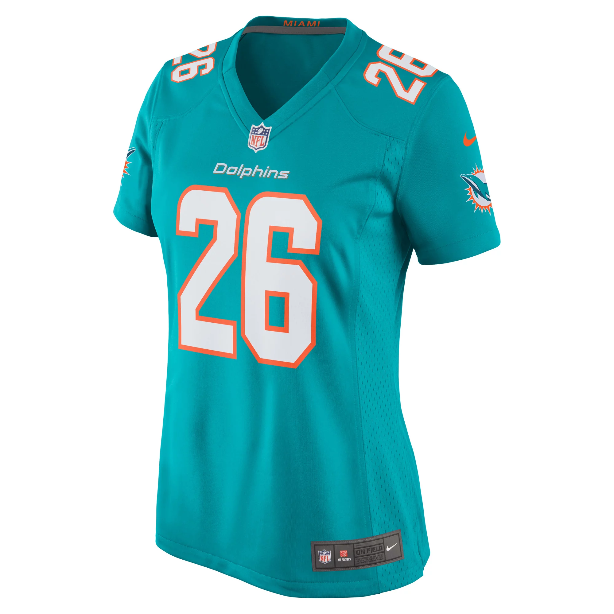 Women's Nike Salvon Ahmed Aqua Miami Dolphins Game Jersey