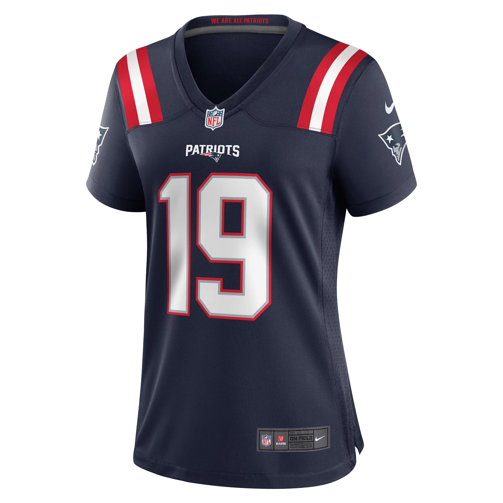 Women's Nike Matt Corral Navy New England Patriots Team Game Jersey