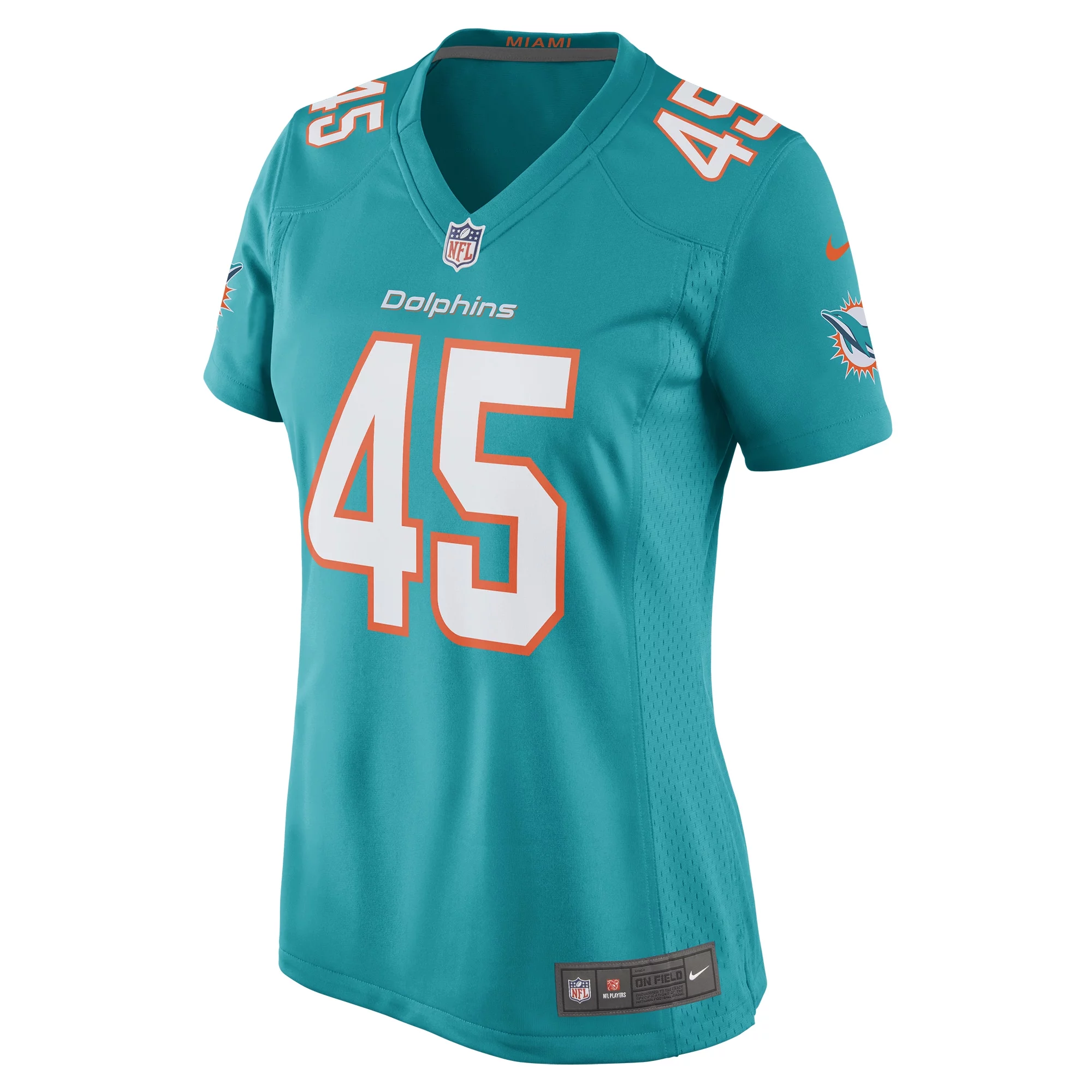 Women's Nike Duke Riley Aqua Miami Dolphins Game Jersey