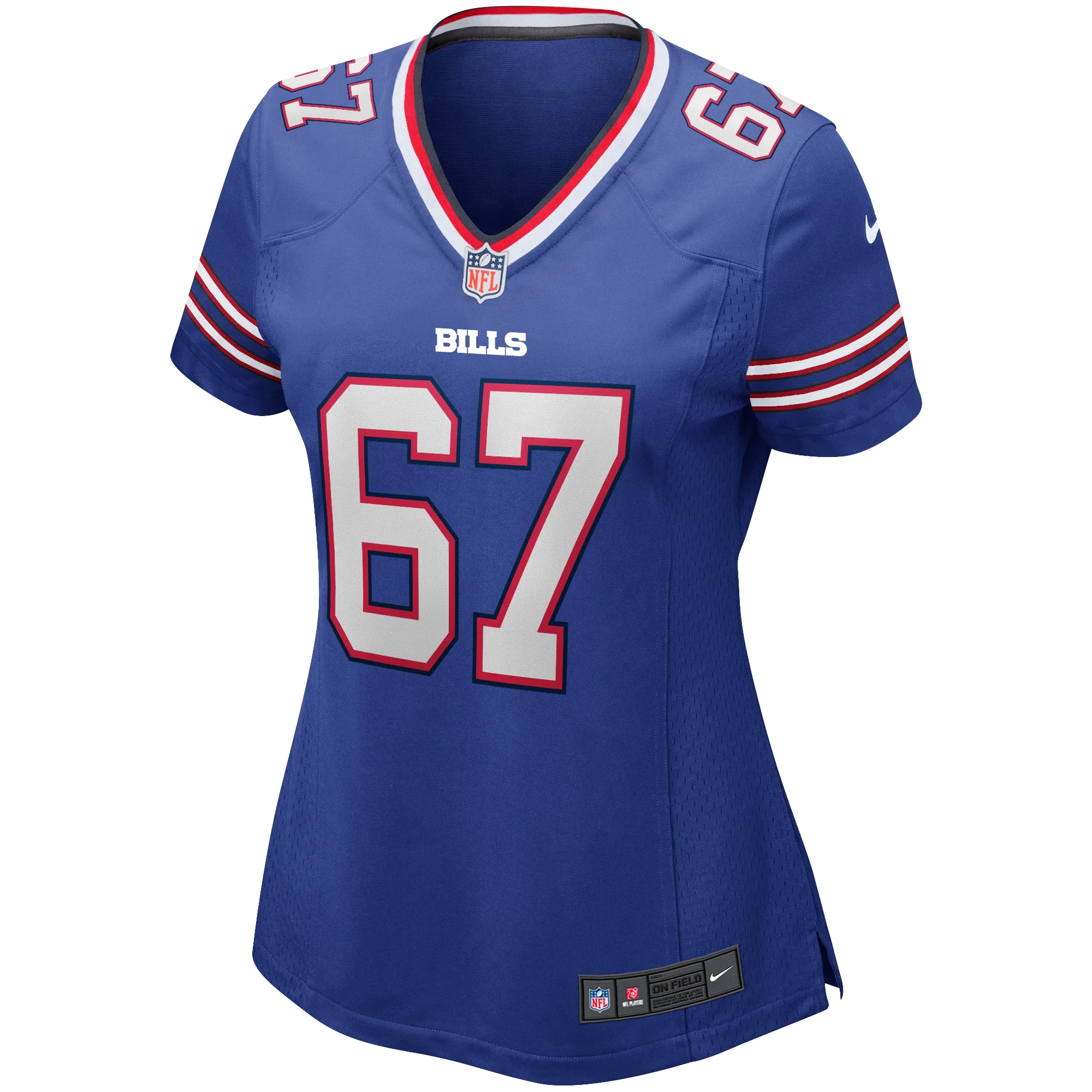 Women's Nike Kent Hull Royal Buffalo Bills Game Retired Player Jersey