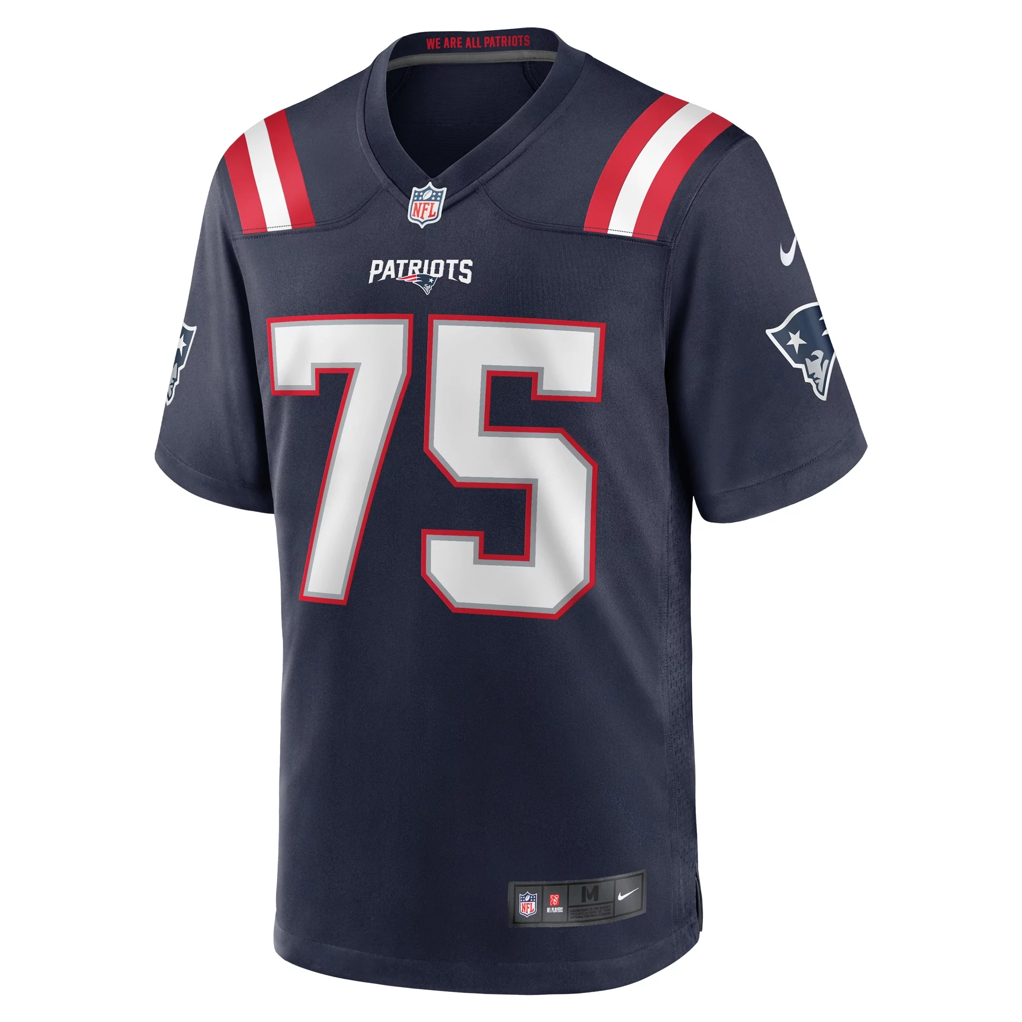Men's Nike Conor McDermott Navy New England Patriots Home Game Player Jersey