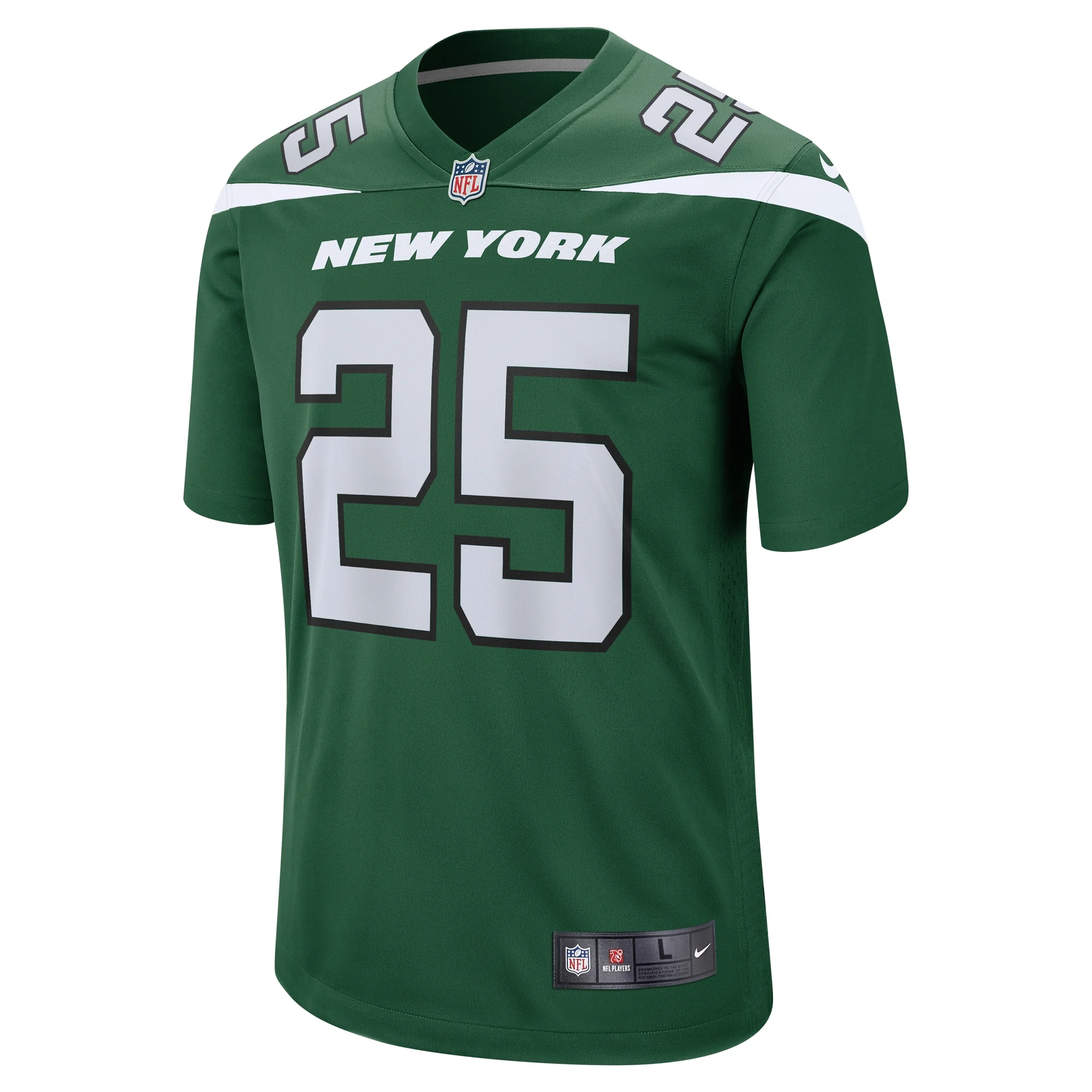 Men's Nike Israel Abanikanda Gotham Green New York Jets Game Jersey